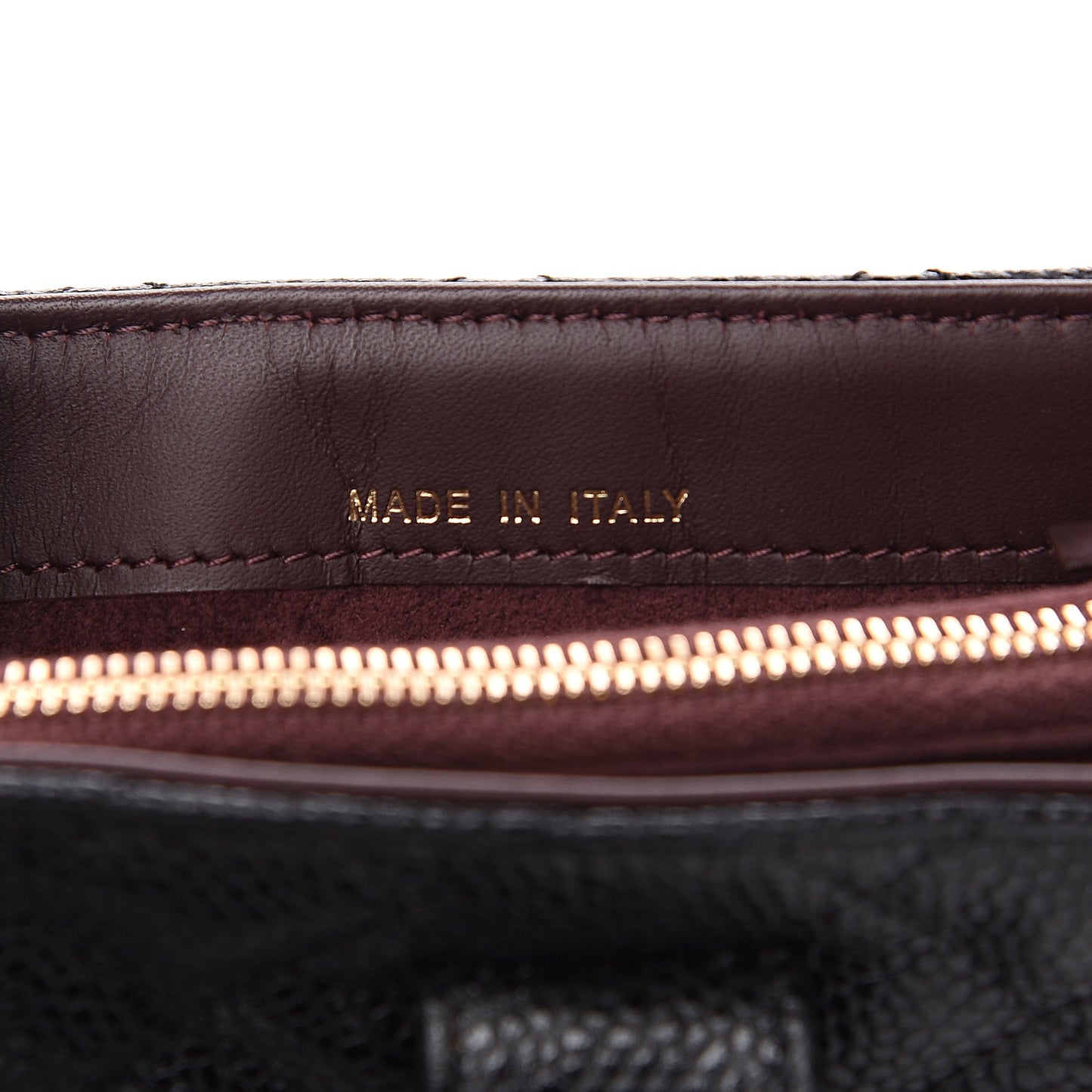 Caviar Quilted Mini Phone Holder Clutch Black