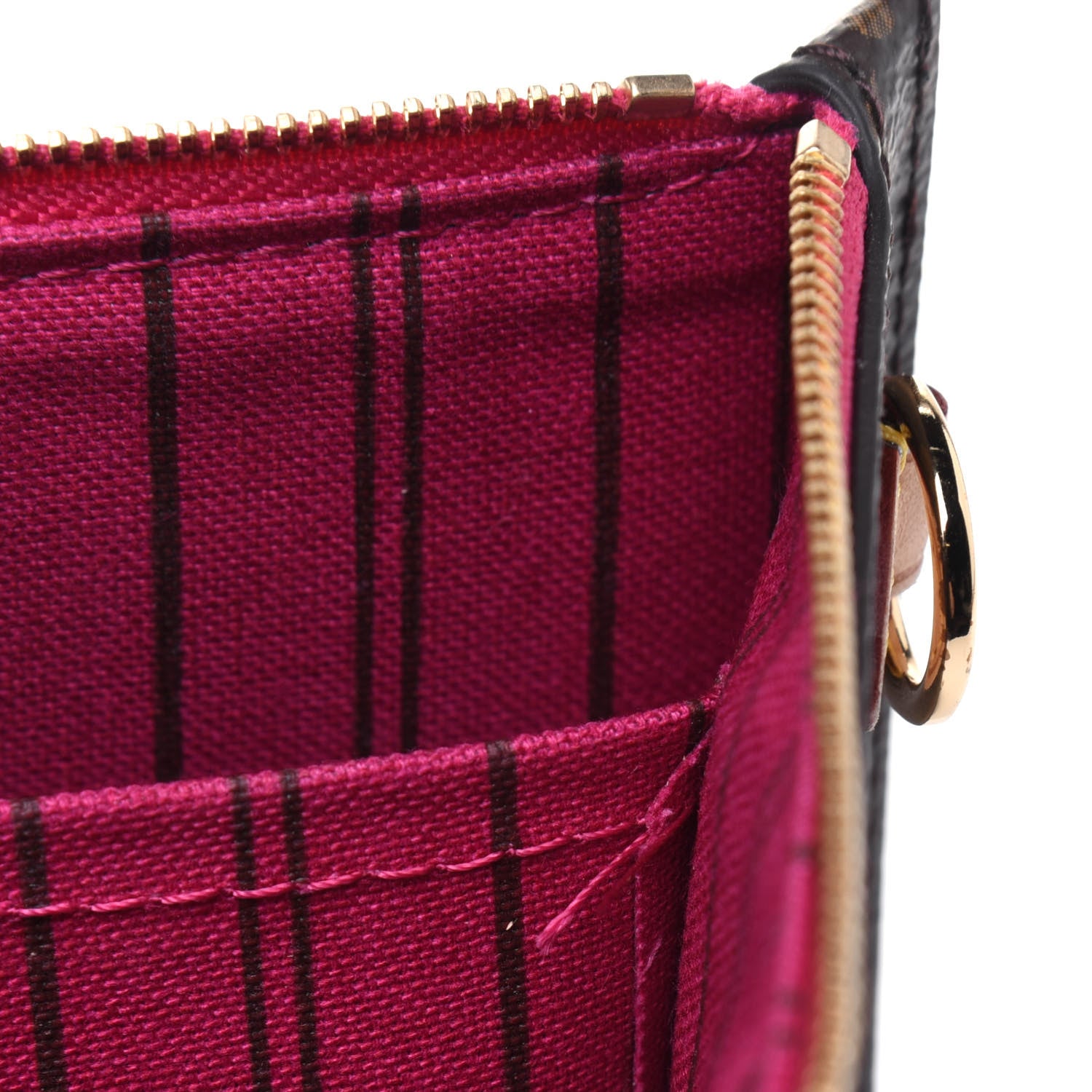Louis Vuitton Monogram Neverfull MM GM Pochette Pivoine 8 of 13