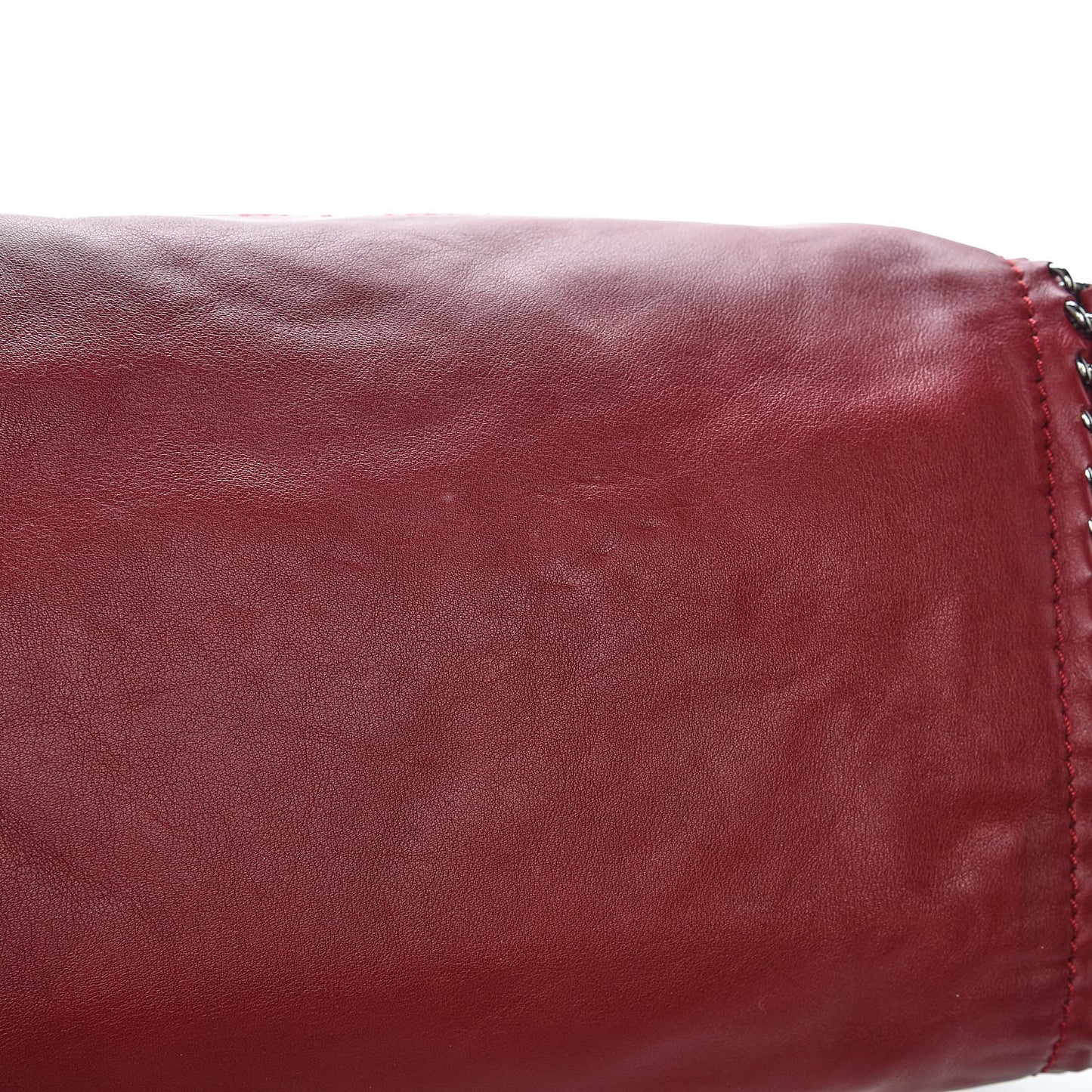 Smooth Calfskin Medium Luxe Ligne Bowler Red