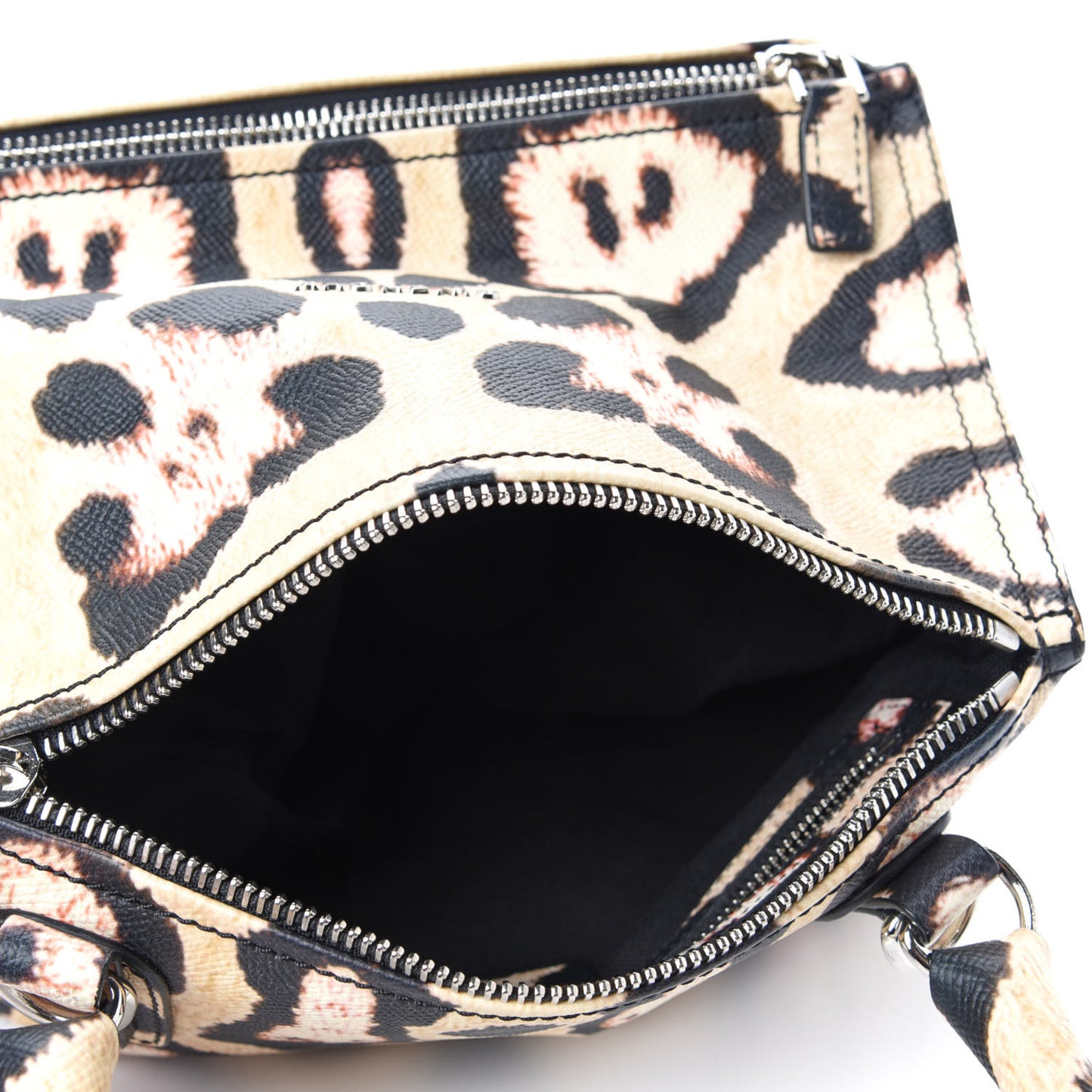 Calfskin Jaguar Print Small Pandora Multicolor