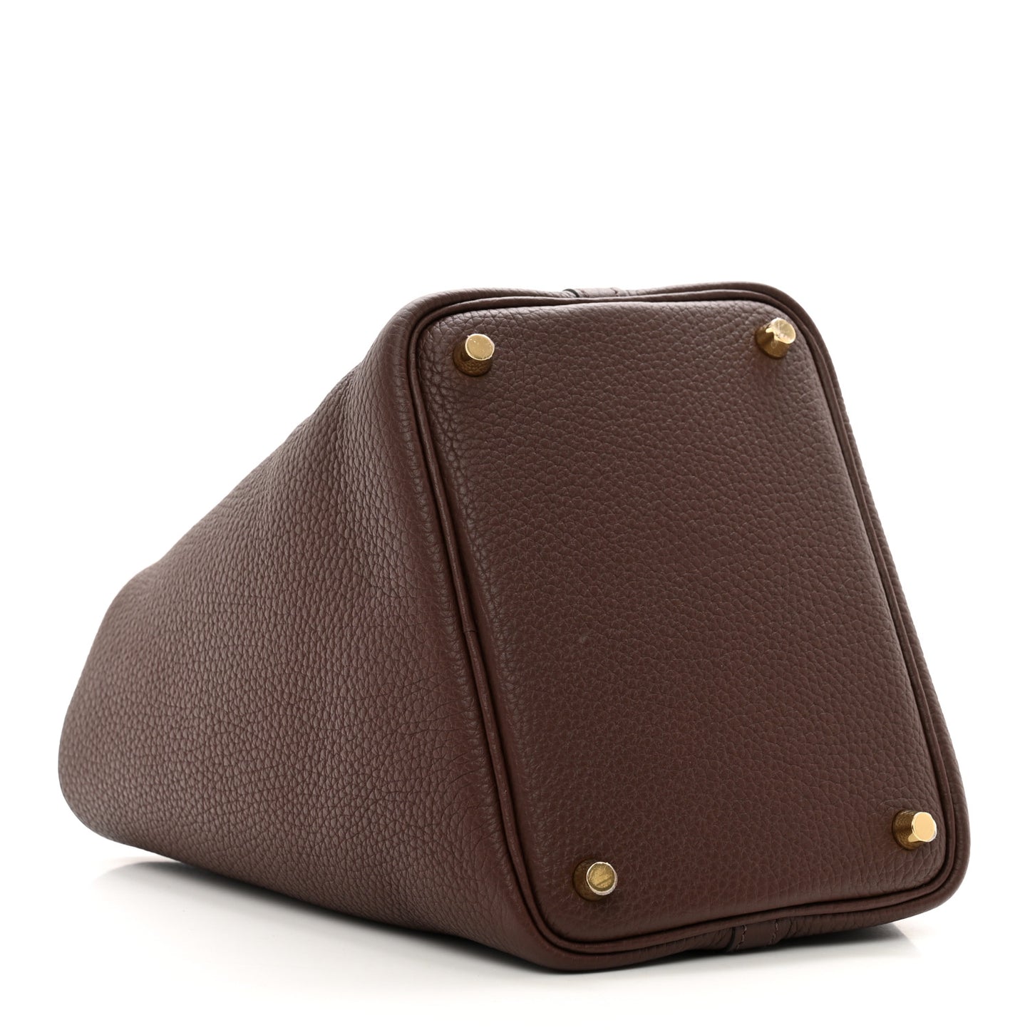 Taurillon Clemence Picotin Lock 18 PM Havane