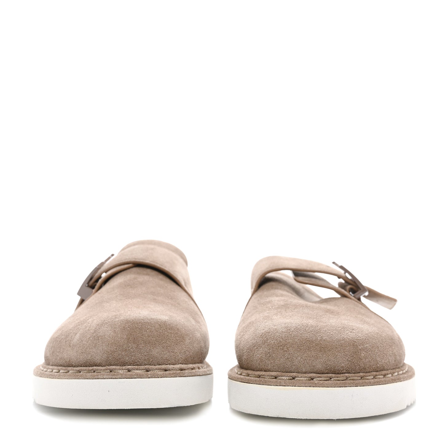 Monogram Fur LV Easy Mule 9 Brown