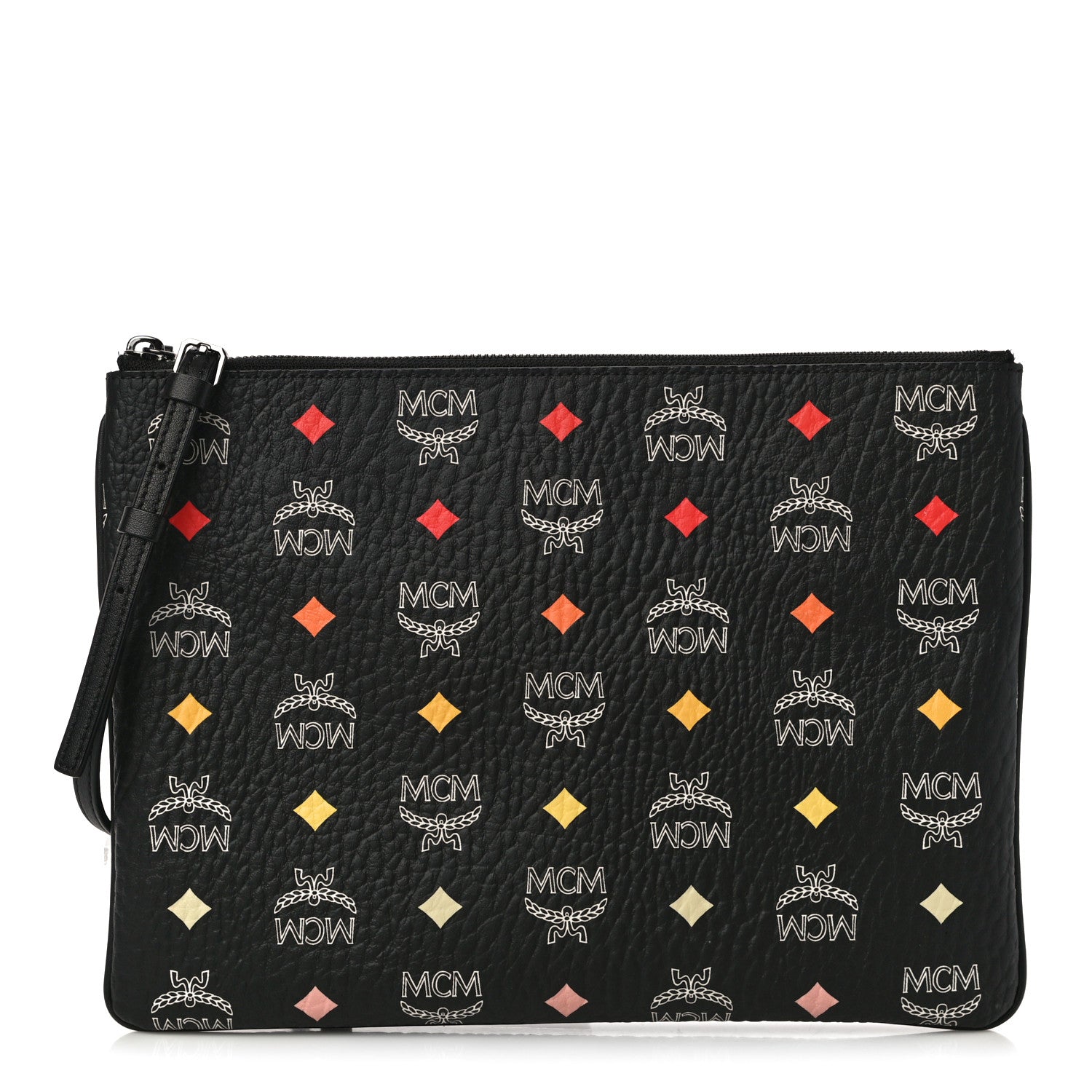 MCM Skyoptic Visetos Crossbody Pouch Spectrum Diamond Black 1 of 10