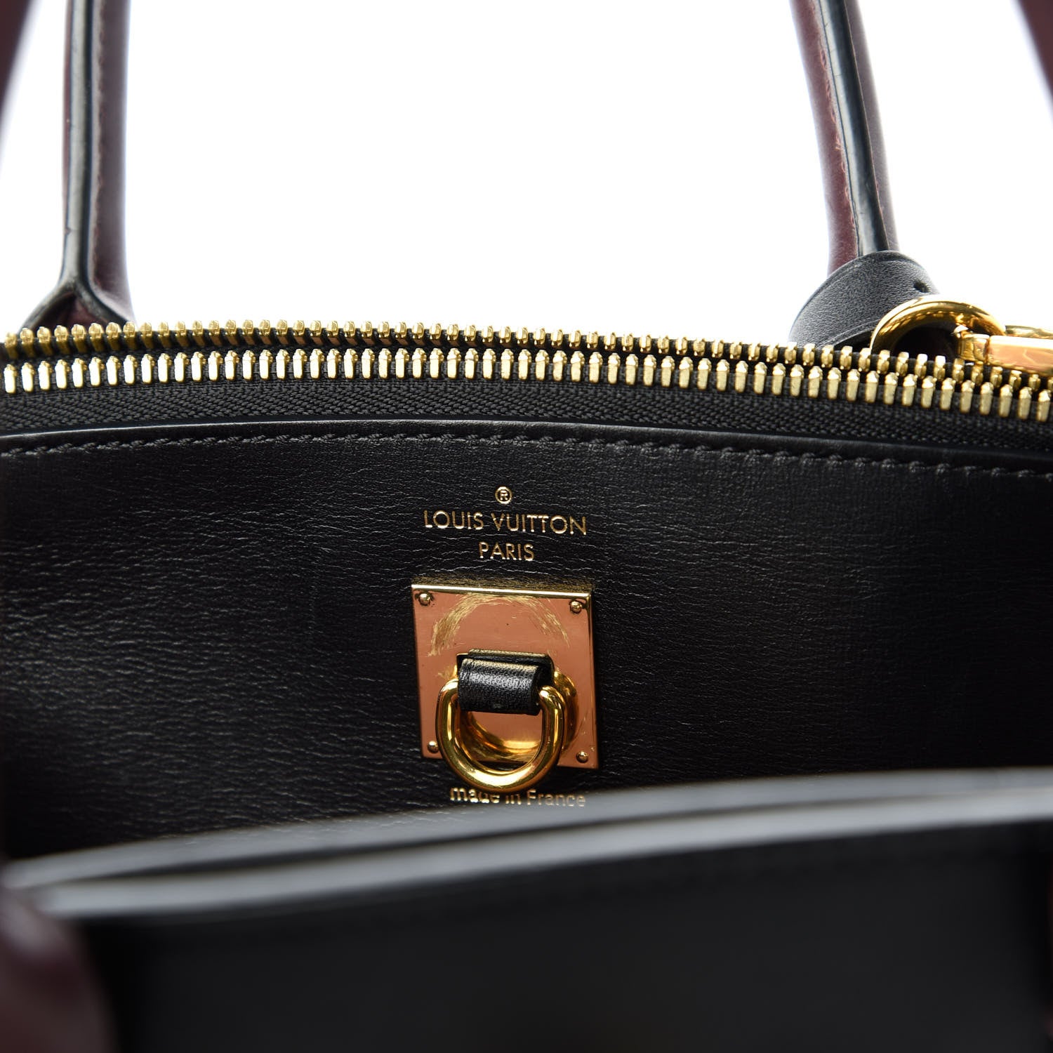 Louis Vuitton Calfskin City Steamer MM Magnolia Black 8 of 11