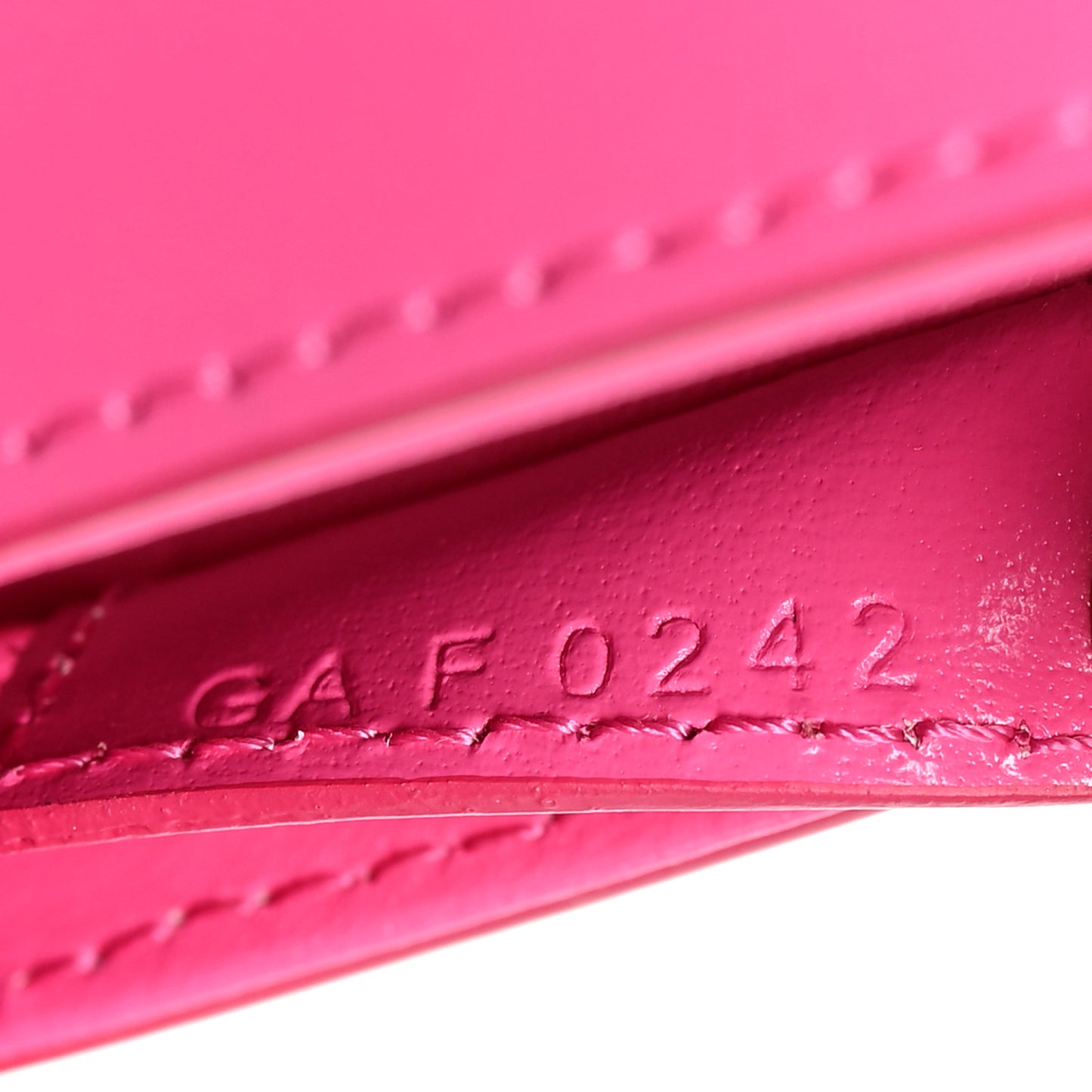 Box Calfskin Mini Cut Out Shoulder Bag Neon Pink