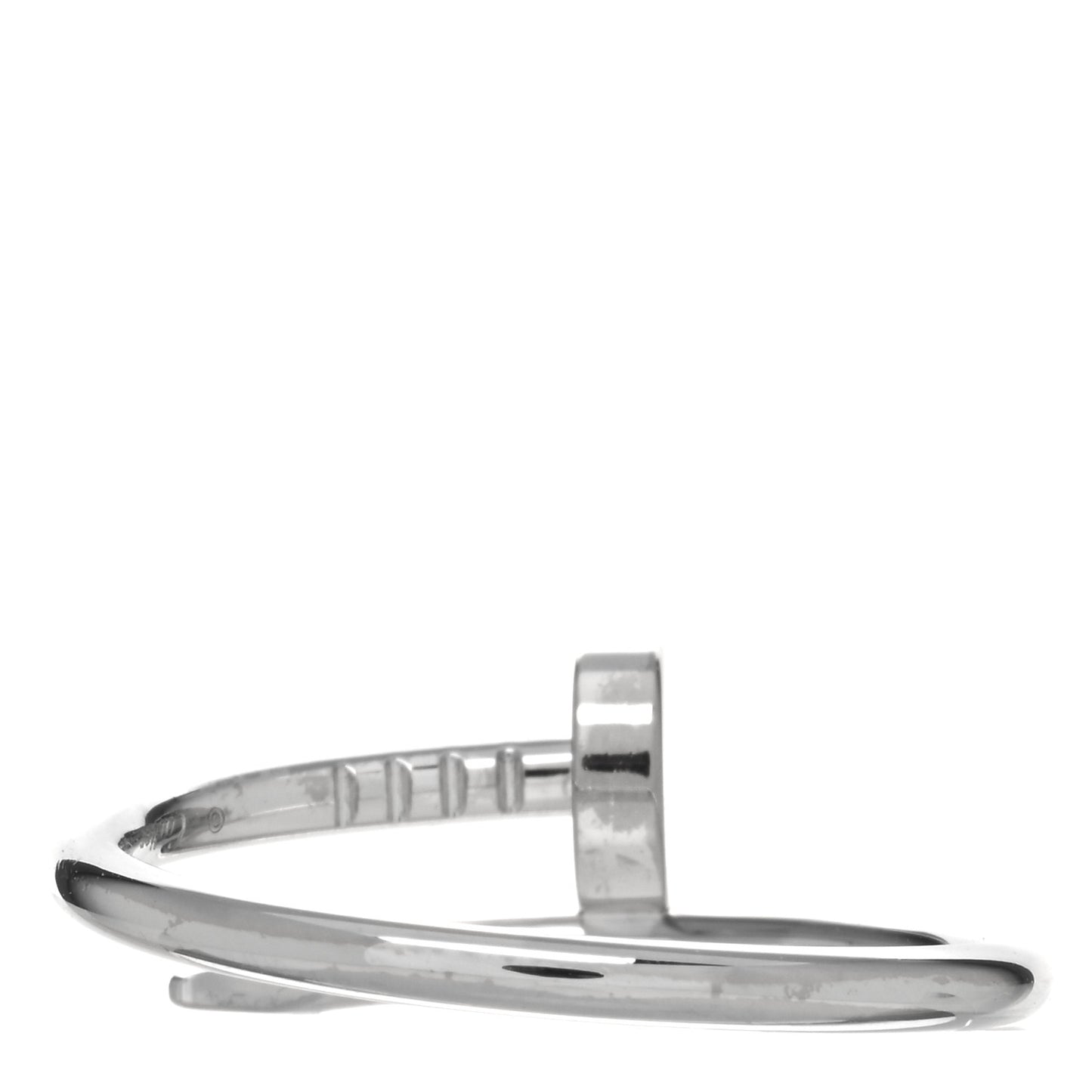 18K White Gold Small Juste Un Clou Ring 53 6.25