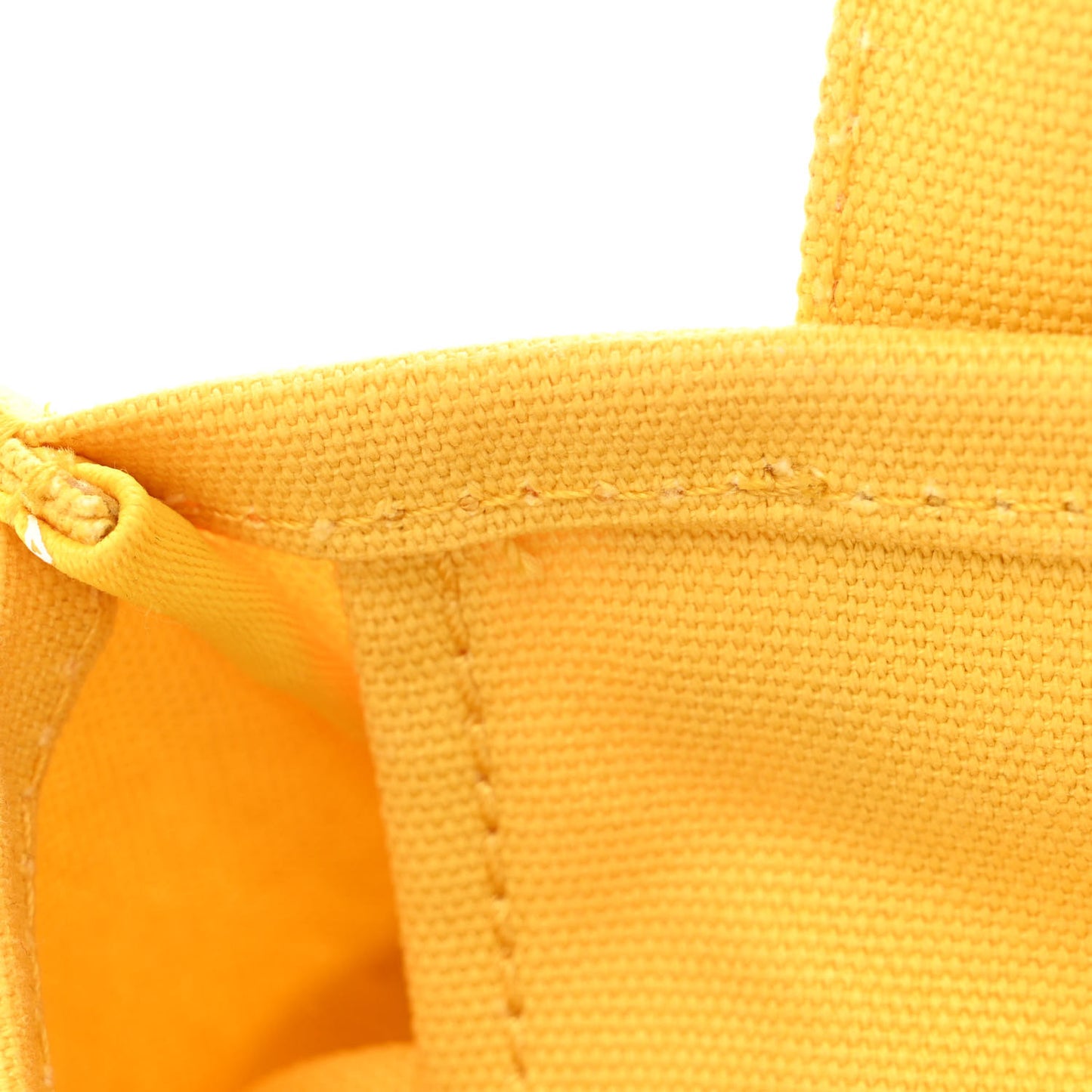 X PEANUTS Canvas The Snoopy Mini Tote Bag Yellow