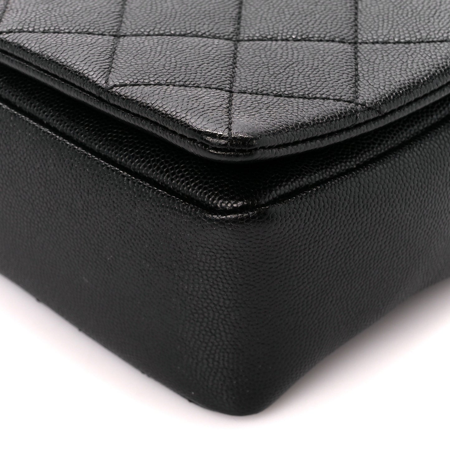 Caviar Quilted Medium Fashion Therapy Flap Bag Black