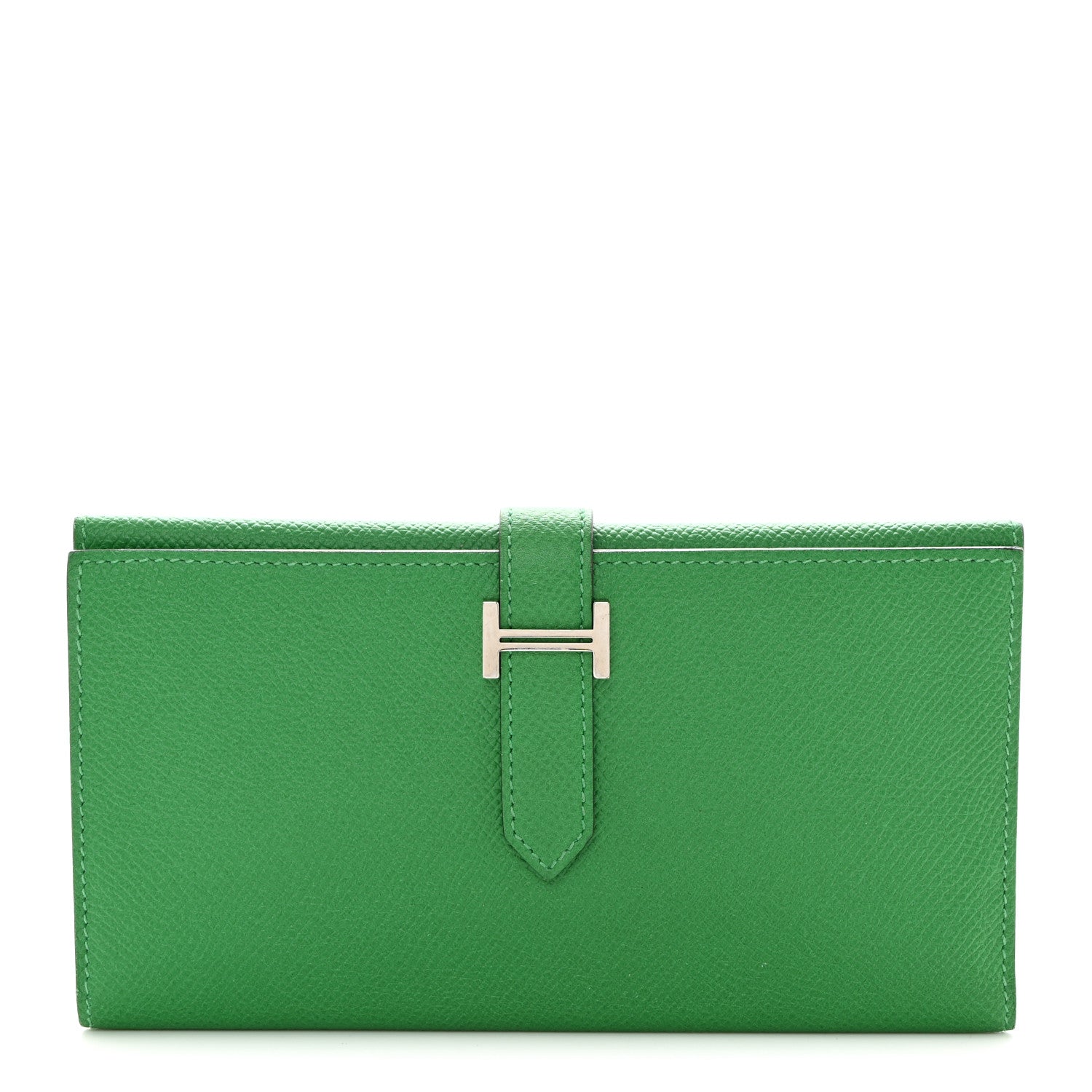 Hermes Epsom Bearn Gusset Wallet Bambou 1 of 7