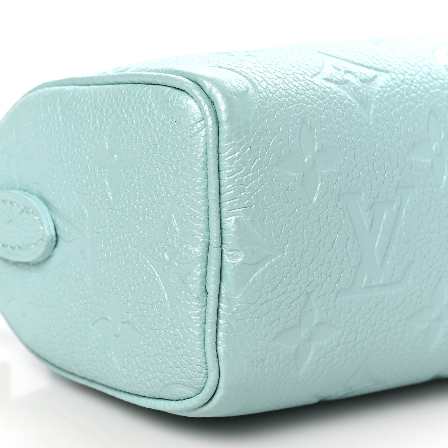 Empreinte Monogram Nano Speedy Pearly Lagoon Turquoise