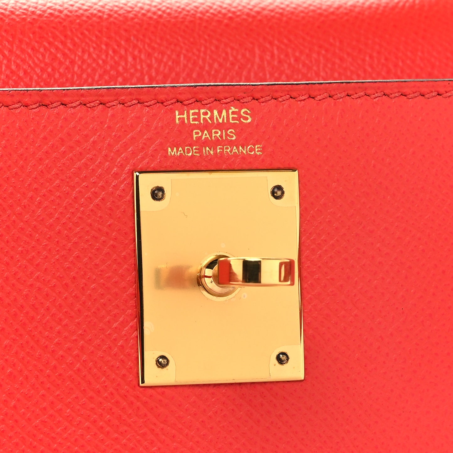 Epsom Kelly Sellier 28 Rouge Tomate