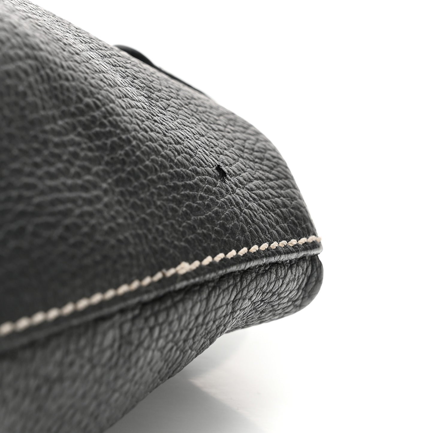 Vitello Daino Shoulder Bag Black