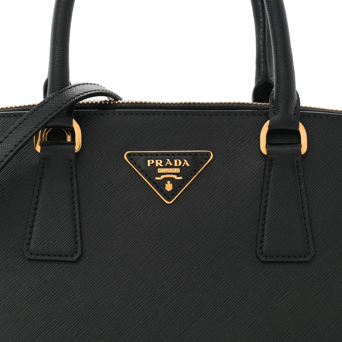 Saffiano Lux Medium Promenade Tote Black