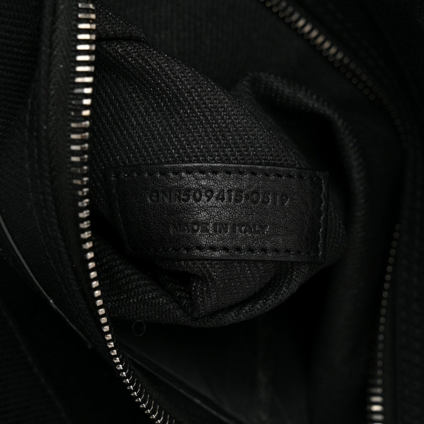 Linen Calfskin Rive Gauche Tote Black