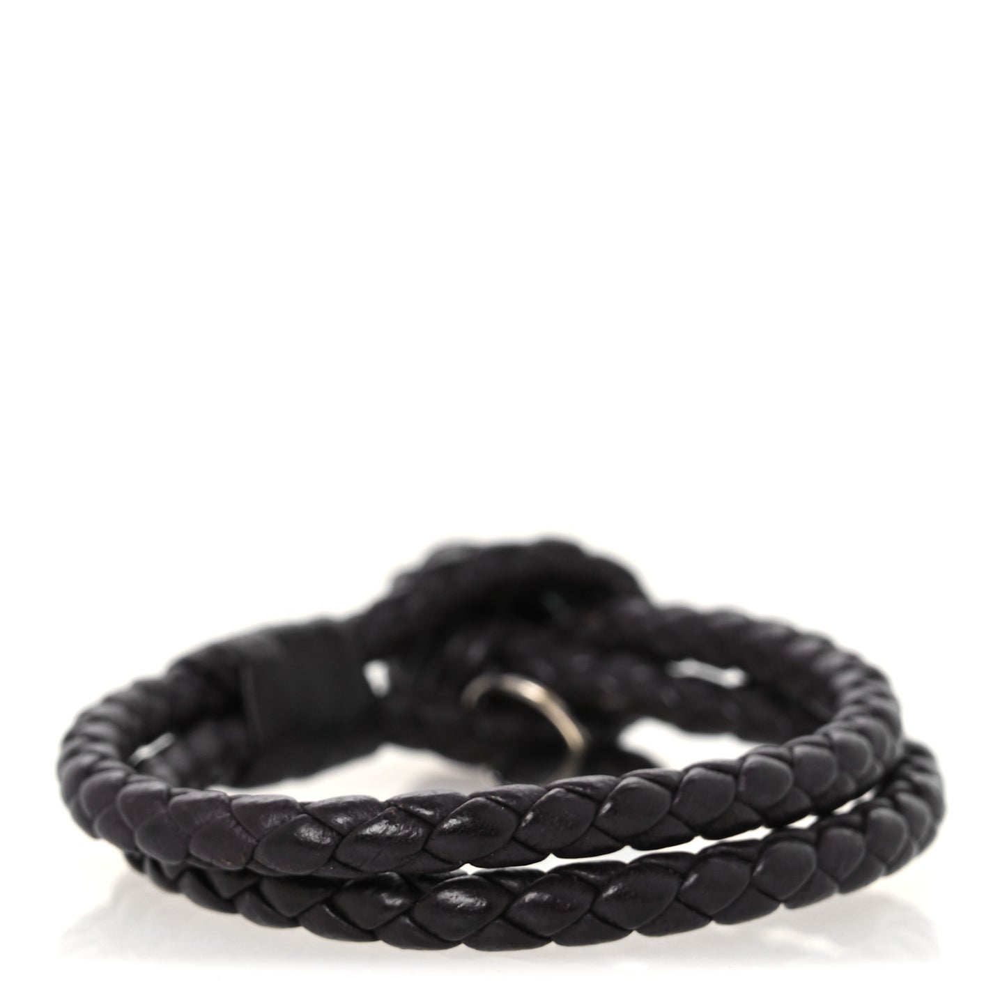 Nappa Intrecciato Bracelet Ebano