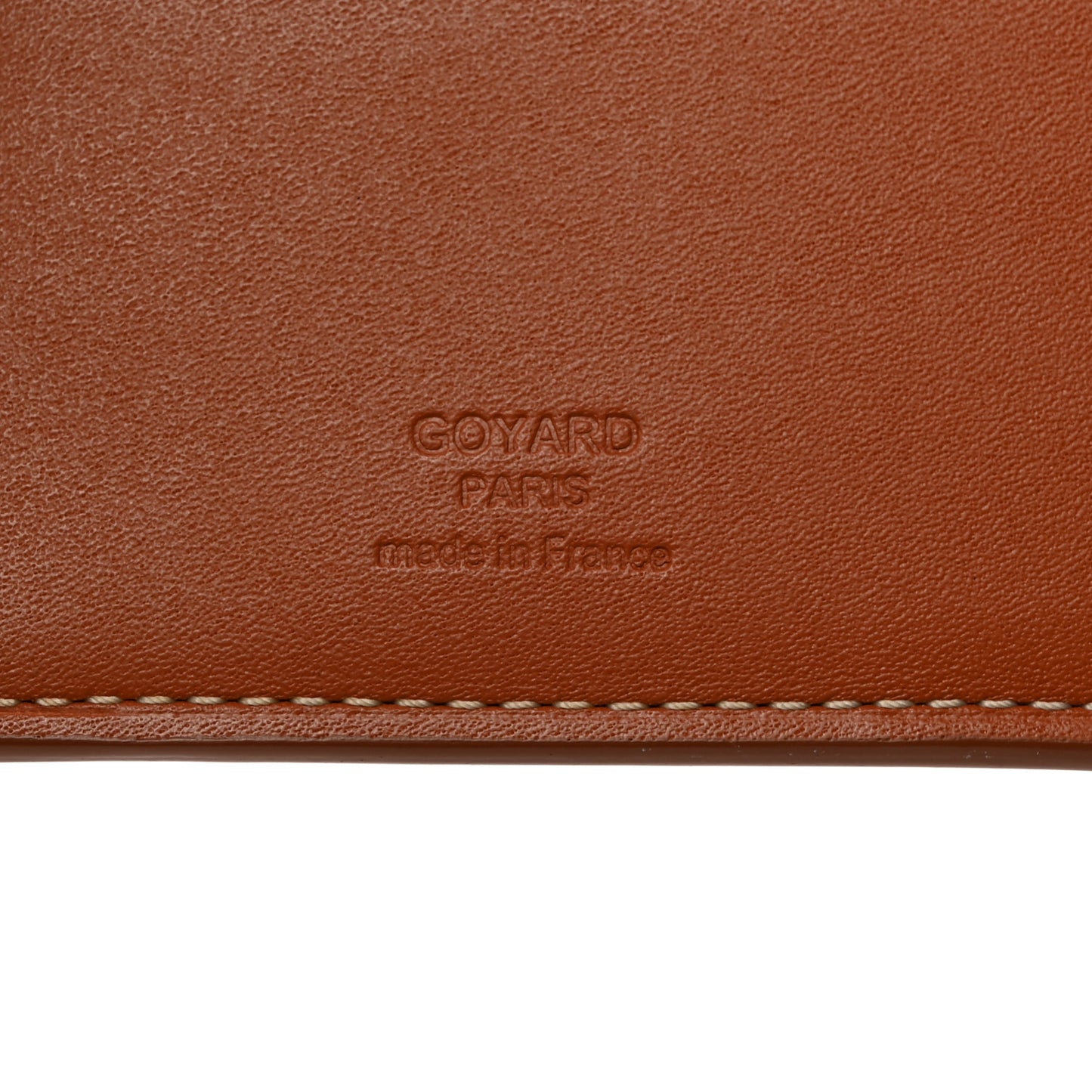 Calfskin Long Bi-Fold Wallet Gold