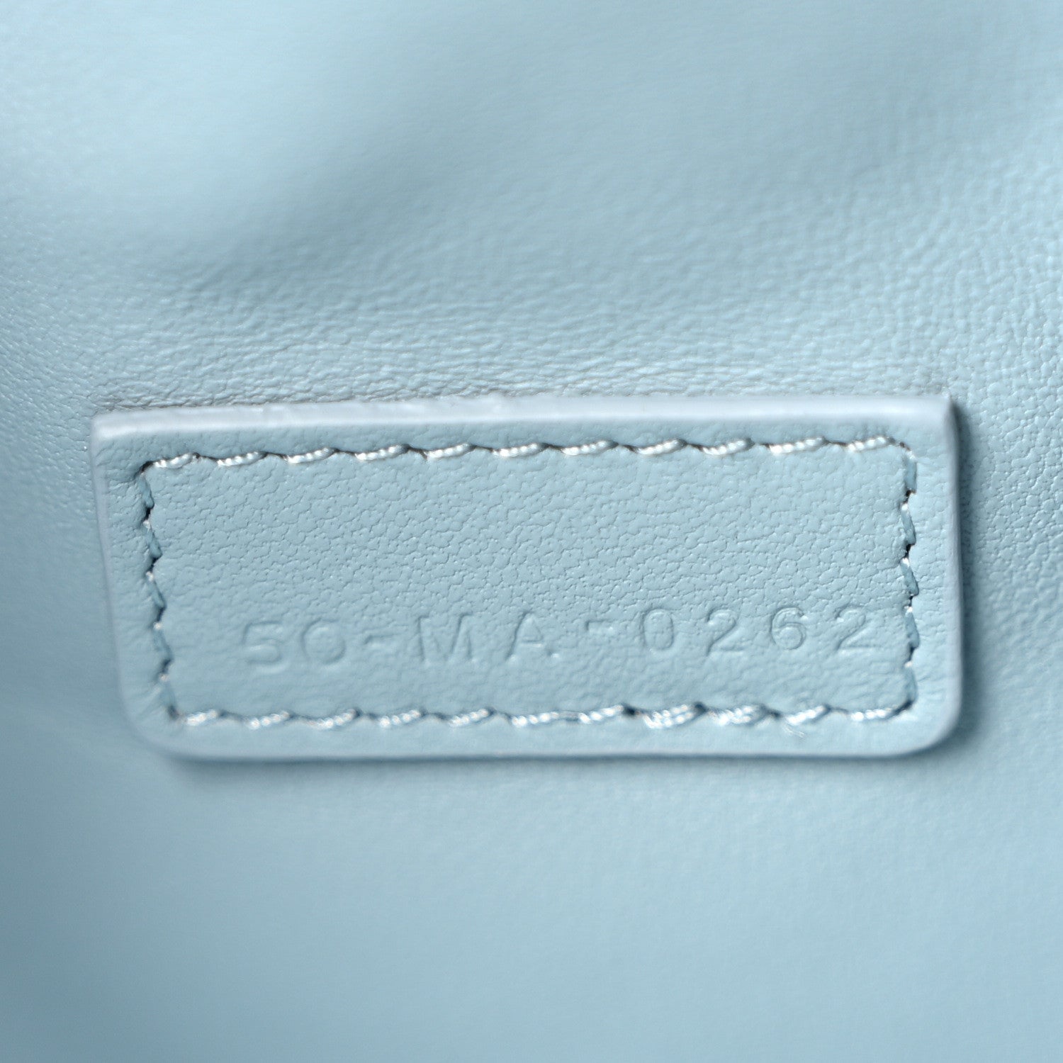 Christian Dior Calfskin Macrocannage Medium Diortravel Nomad Pouch Bracing Blue 7 of 10