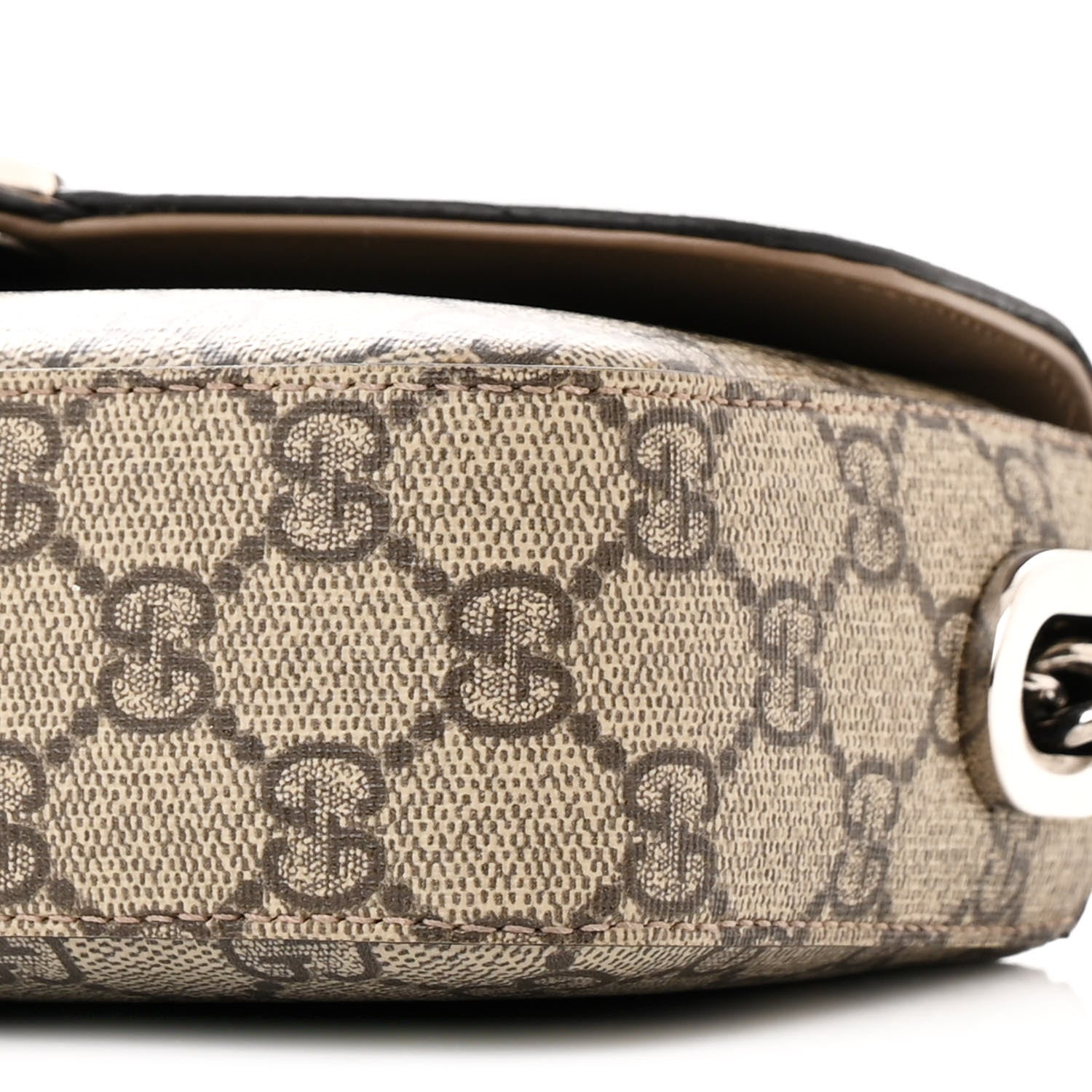 Gucci Senna GG Supreme Petite GG Top Handle Shoulder Bag Beige Ebony 10 of 23