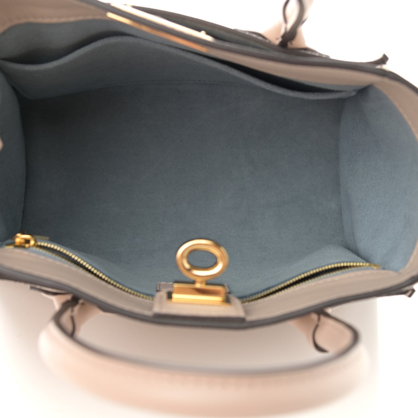 Calfskin Monogram On My Side PM Greige