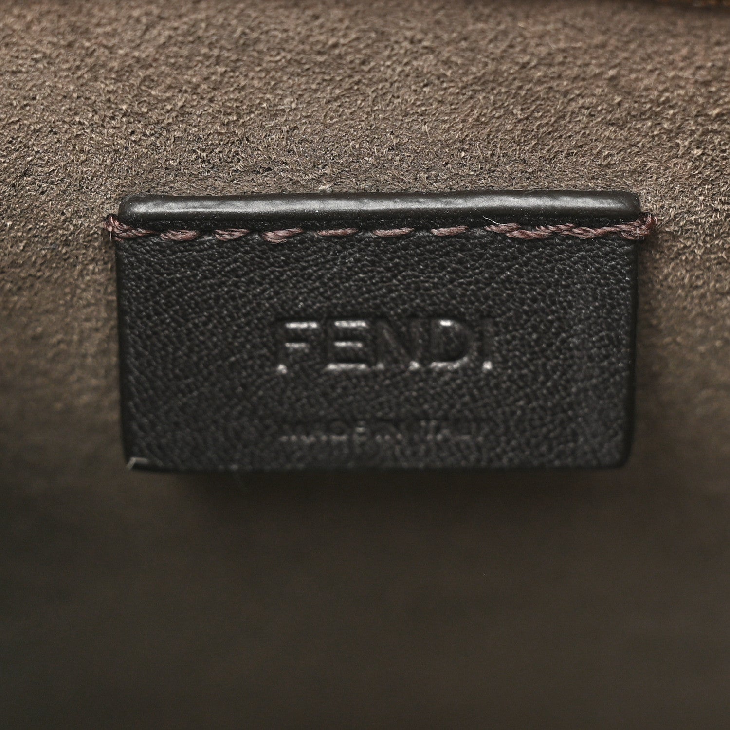 Fendi Glazed Fabric Vitello King Plexiglass FF 1974 Logo Hairdo Girls Inlay Mini Fendi Sunshine Shopper Tote Mogano Panna Multicolor 6 of 15
