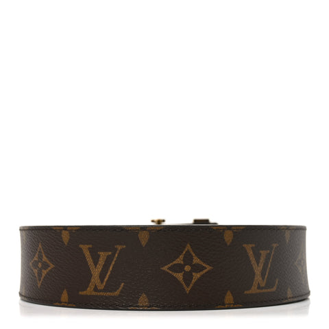 Monogram Calfskin 40mm LV Initiales Reversible Belt 95 38 Brown