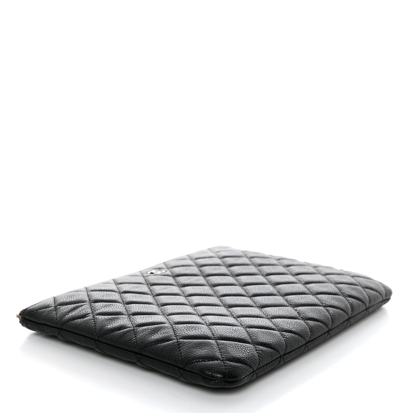 Caviar Quilted Medium Cosmetic Case Black