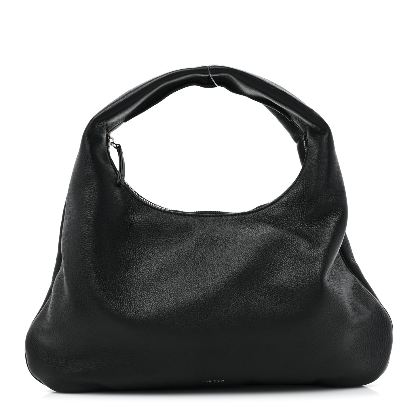 Grained Calfskin Small Everyday Shoulder Bag Black