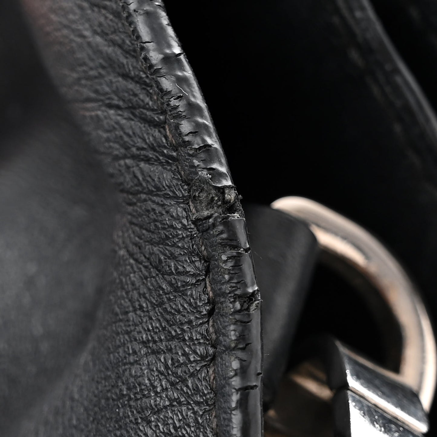 City Calf Tote Black