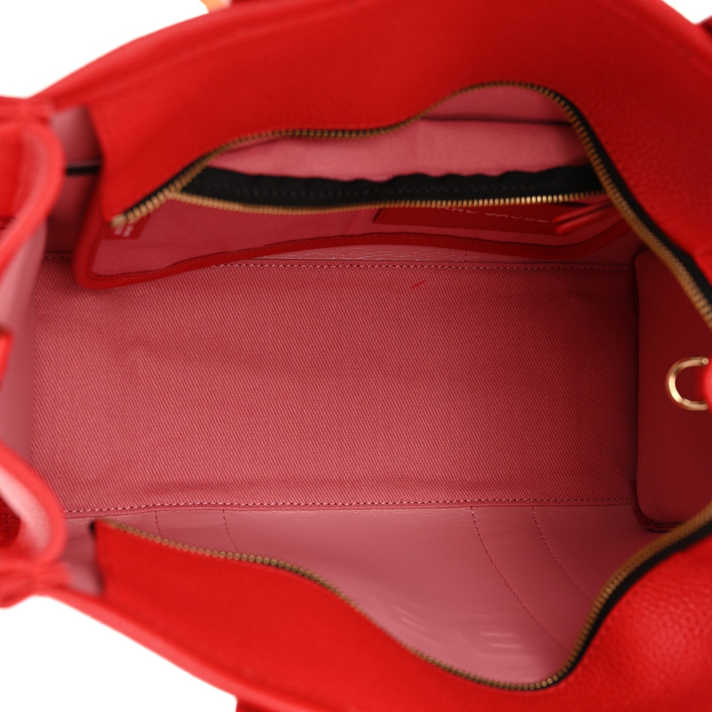 Grained Calfskin Medium The Tote Bag True Red