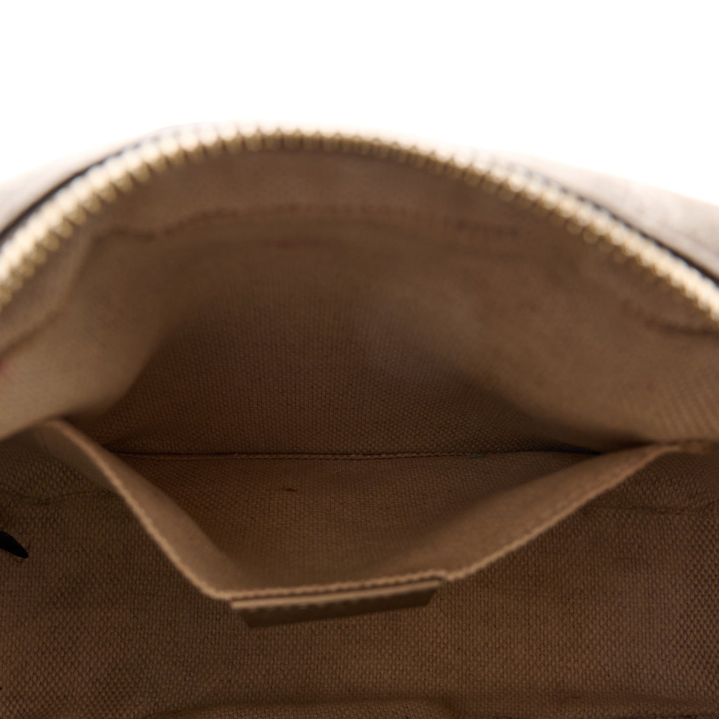Metallic Pebbled Calfskin Small Soho Disco Bag Golden Beige