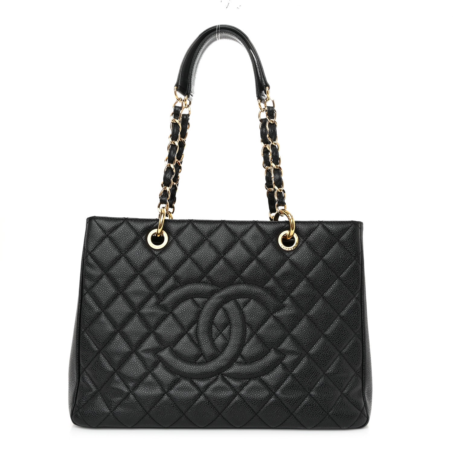 Chanel Caviar Quilted Grand Shopping Tote GST Black 1 of 11