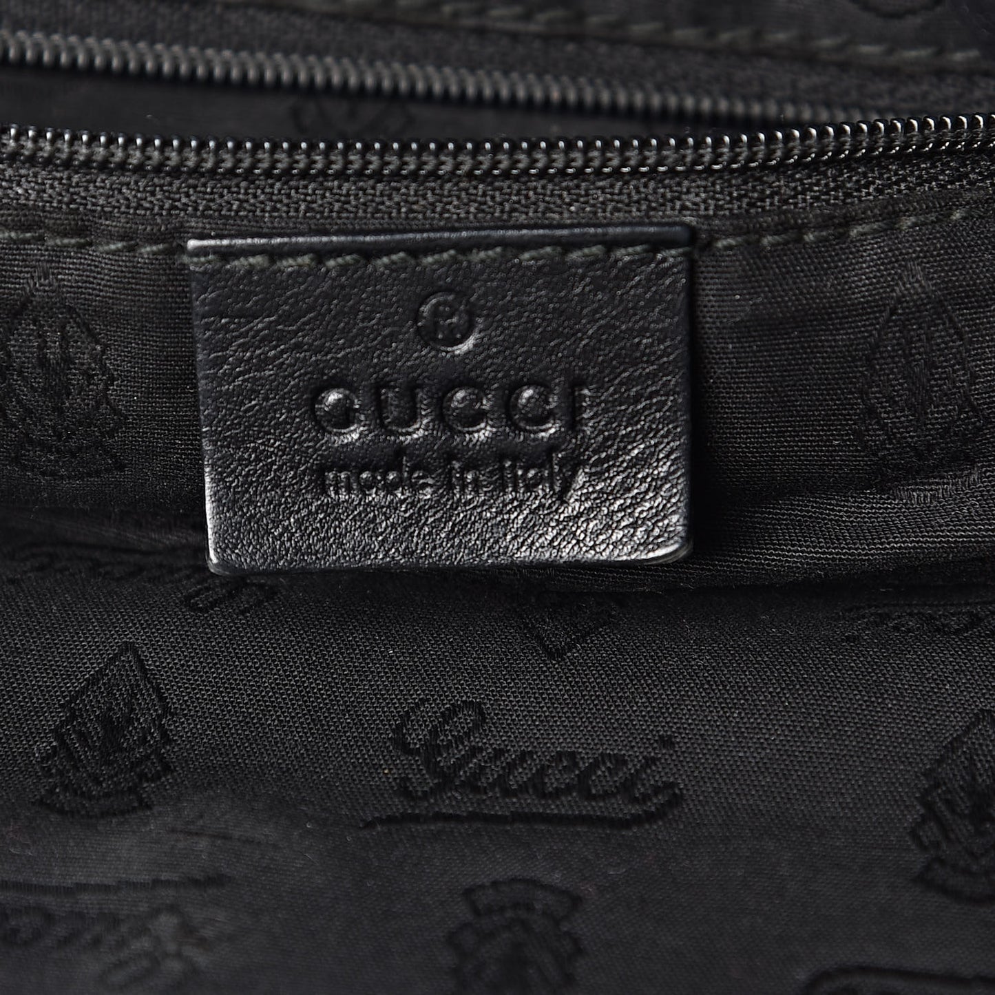 Guccissima Large New Ladies Web Hobo Black