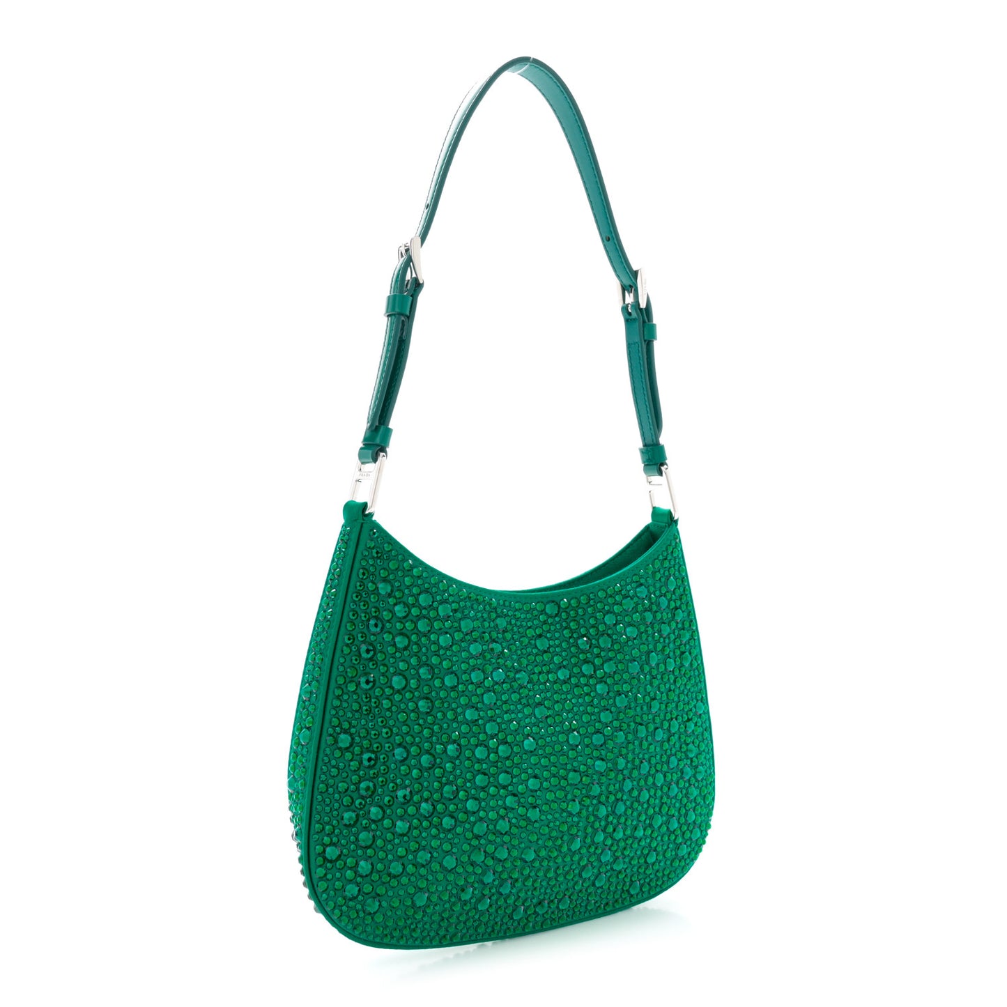 Satin Crystal Cleo Adjustable Strap Shoulder Bag Mango