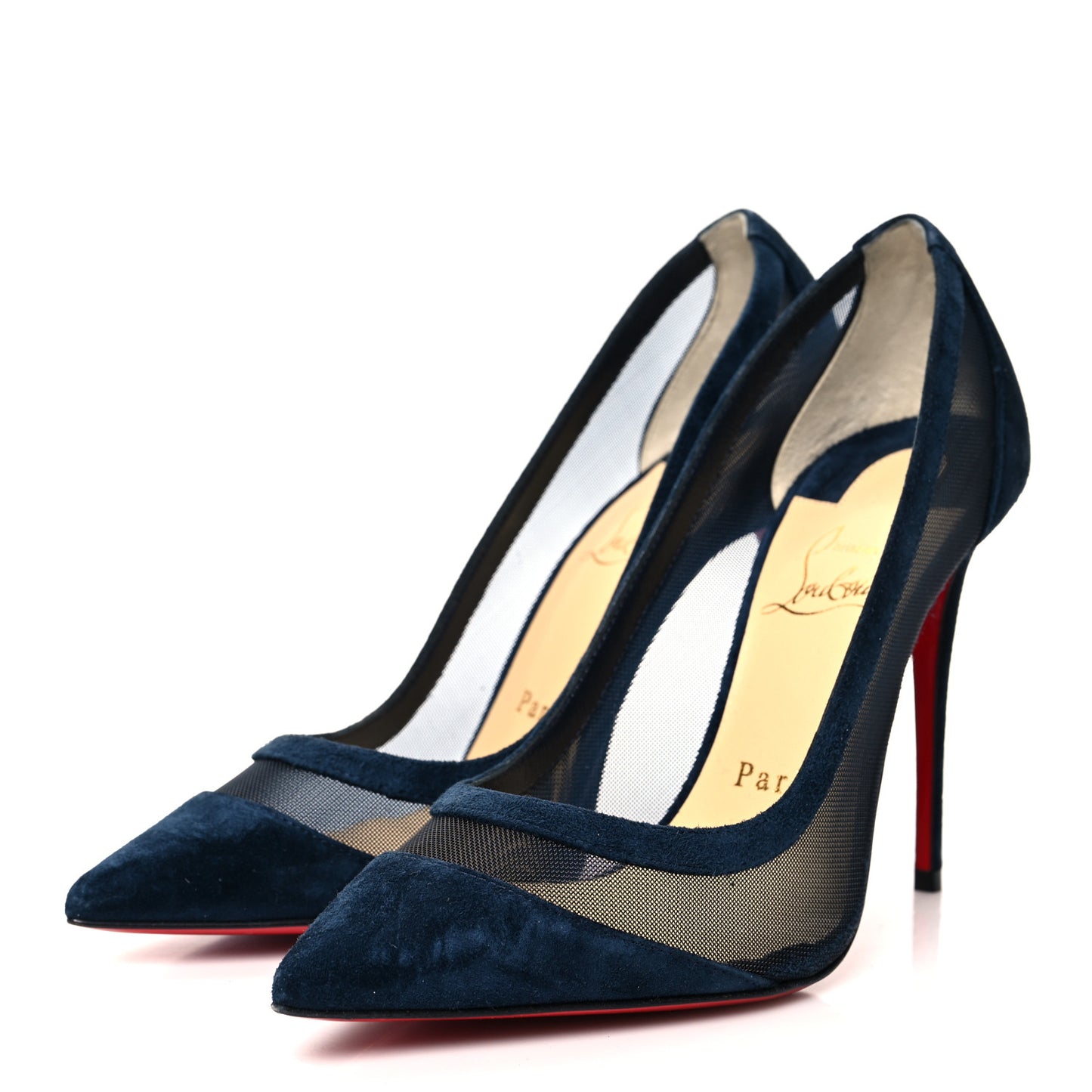 Veau Velours Rete Galativi 100 Pumps 36 Navy