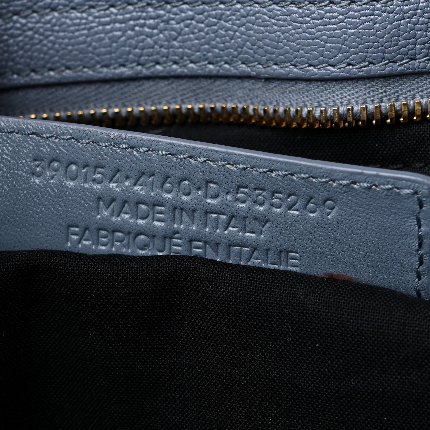 Balenciaga Chevre Gold Metallic Edge Hardware City Bleu Acier 7 of 14