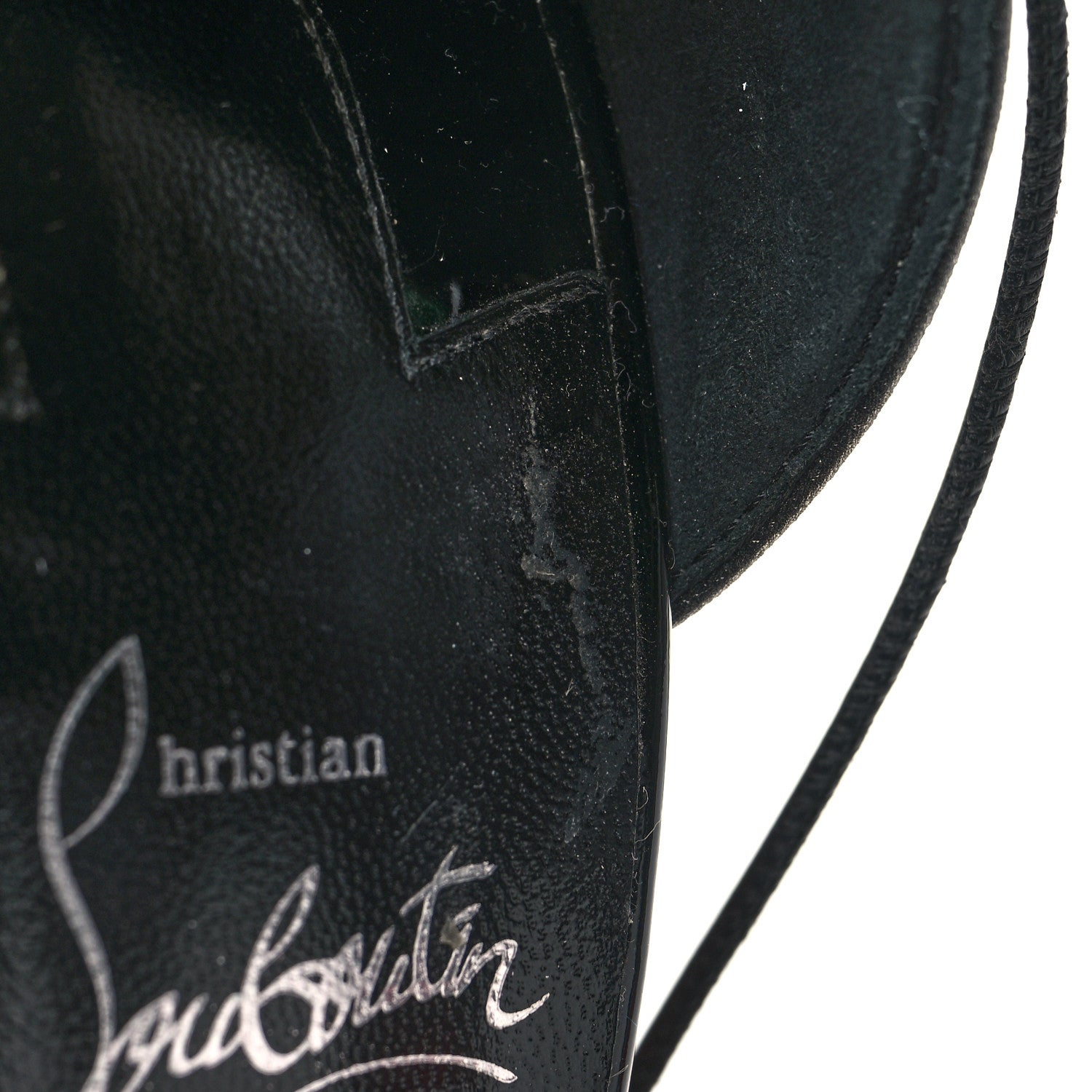Christian Louboutin PVC Degratina Frou 120 Pumps 37.5 Black 9 of 10