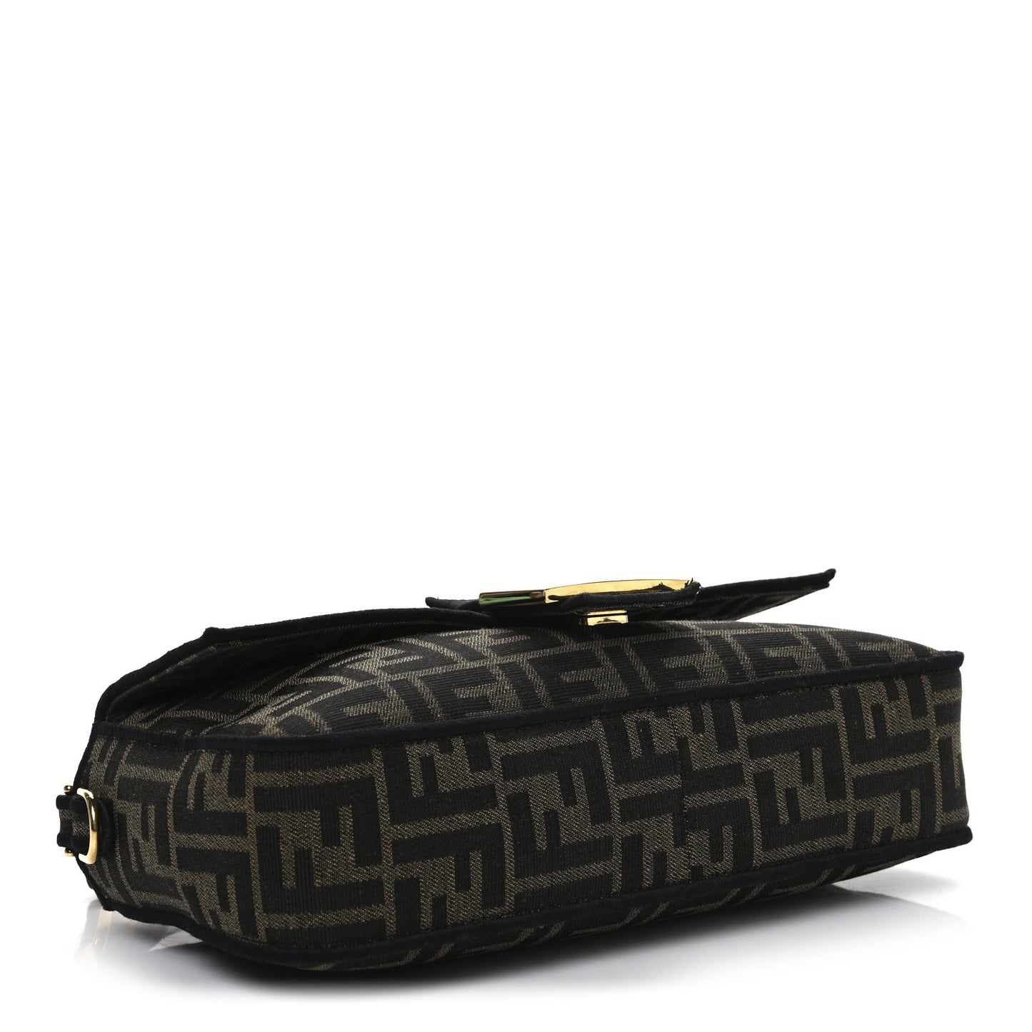Fabric Jacquard FF 1974 Medium Baguette Tobacco Moro Black