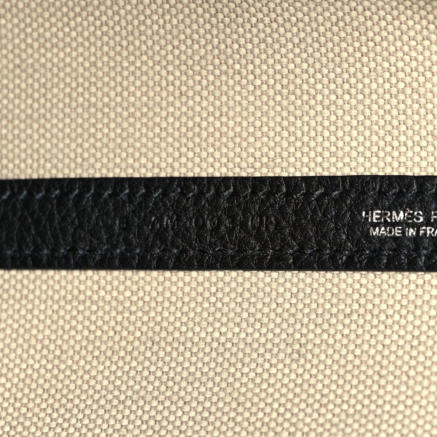 Hermes Twill D Negonda Garden Party 36 MM Tote Beton Black 7 of 10