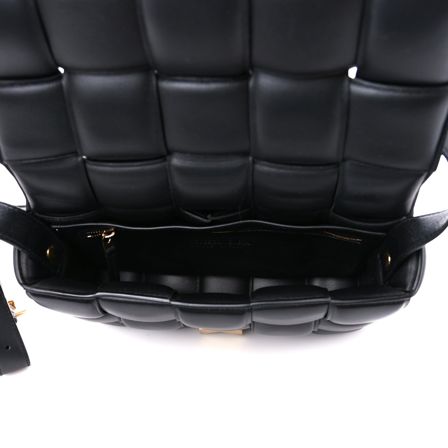 Bottega Veneta Nappa Maxi Intreccio Padded Cassette Crossbody Bag Black 5 of 13