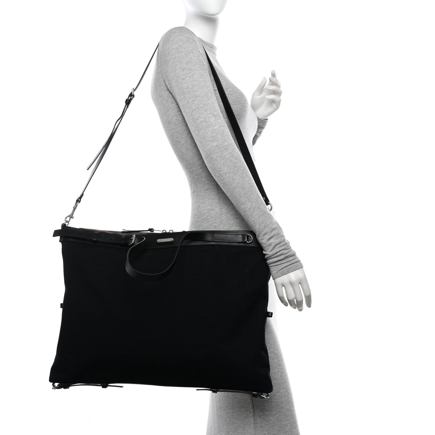Canvas ID Shopping Bag Black