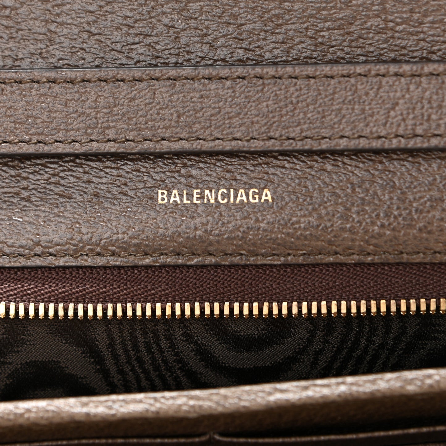 X BALENCIAGA BB Supreme Monogram Web Ophidia Crossbody Wallet Beige New Acero