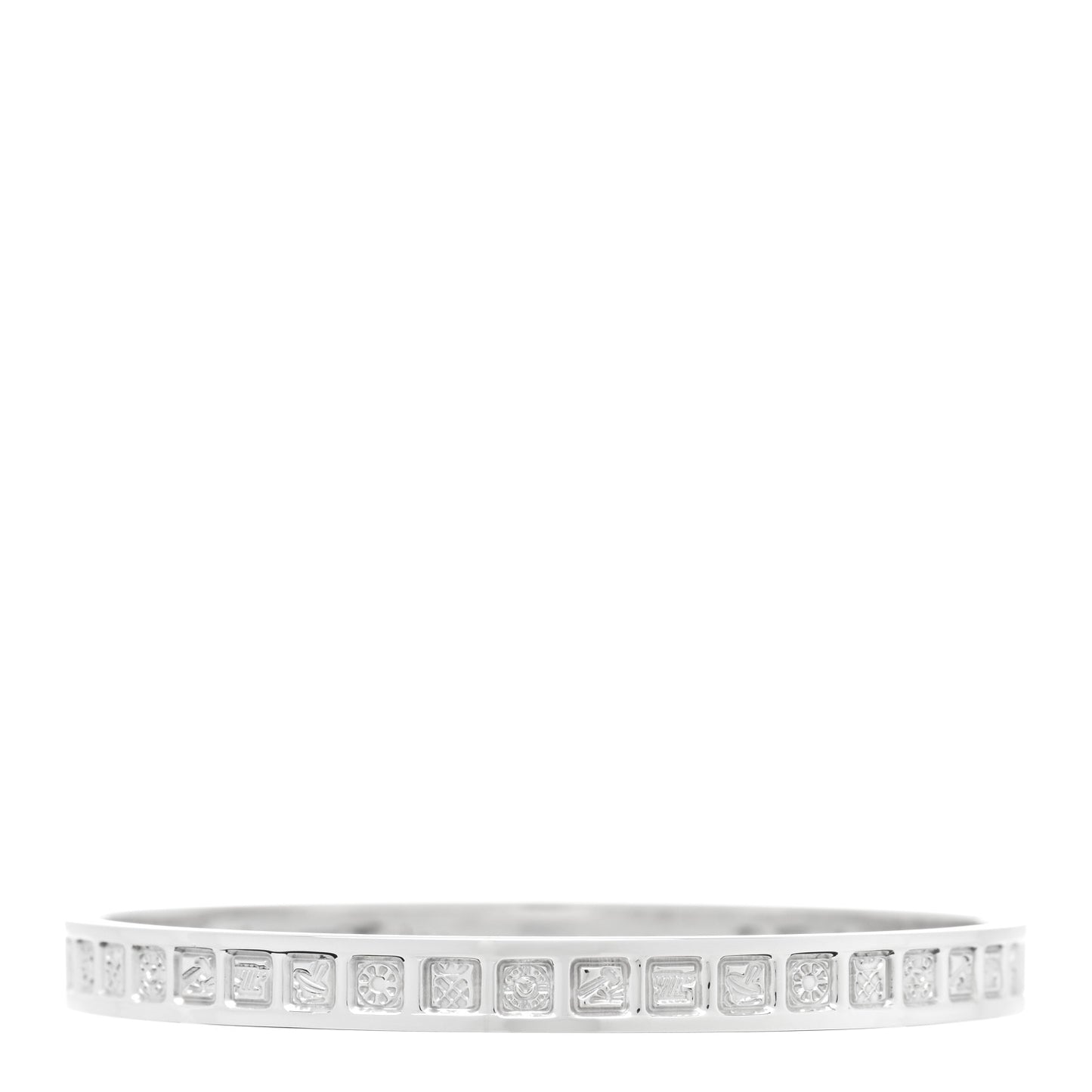 Sterling Silver Makers Mark Bangle Bracelet