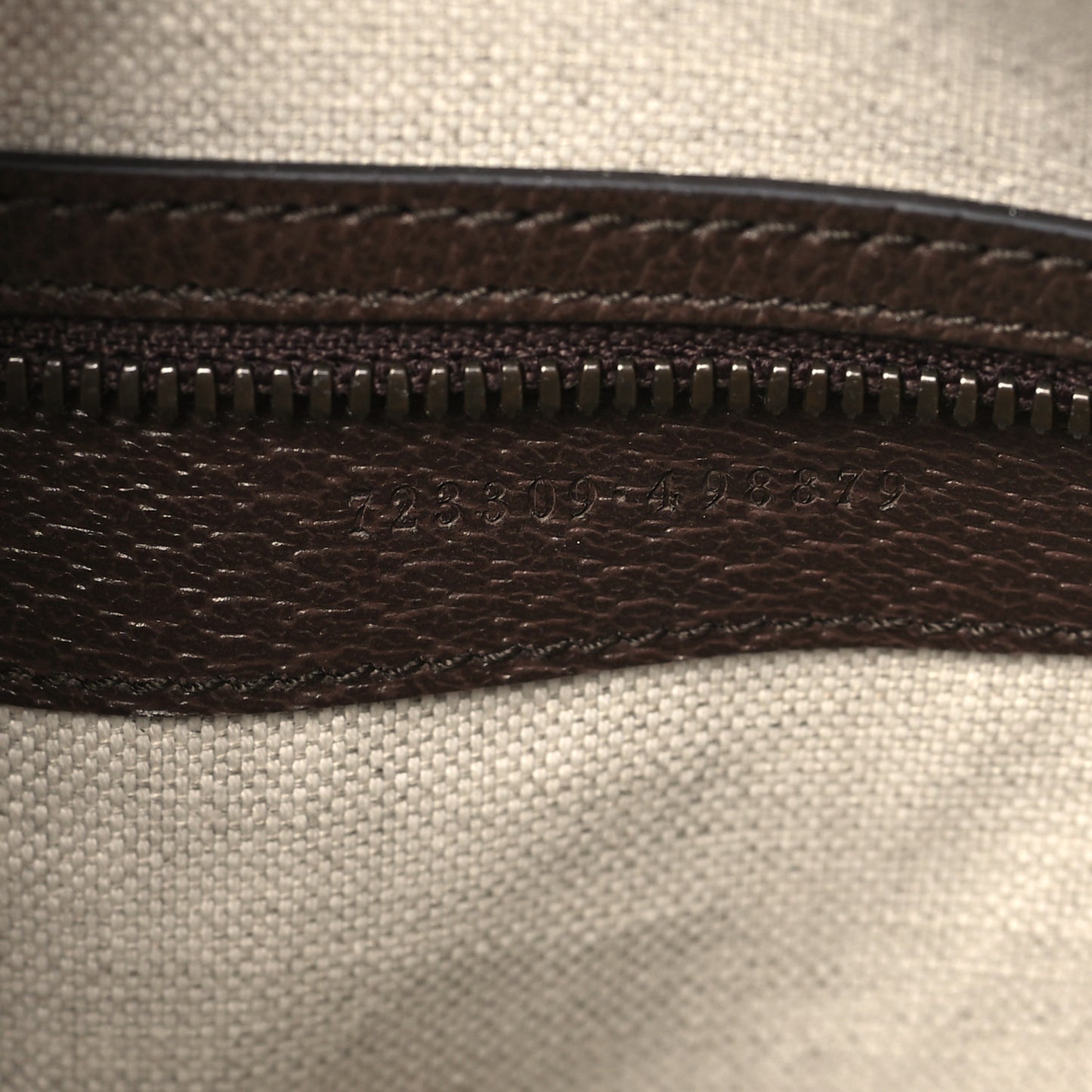GG Supreme Monogram Textured Dollar Calfskin Web Medium Ophidia Top Handle Duffle Bag Beige Ebony New Acero