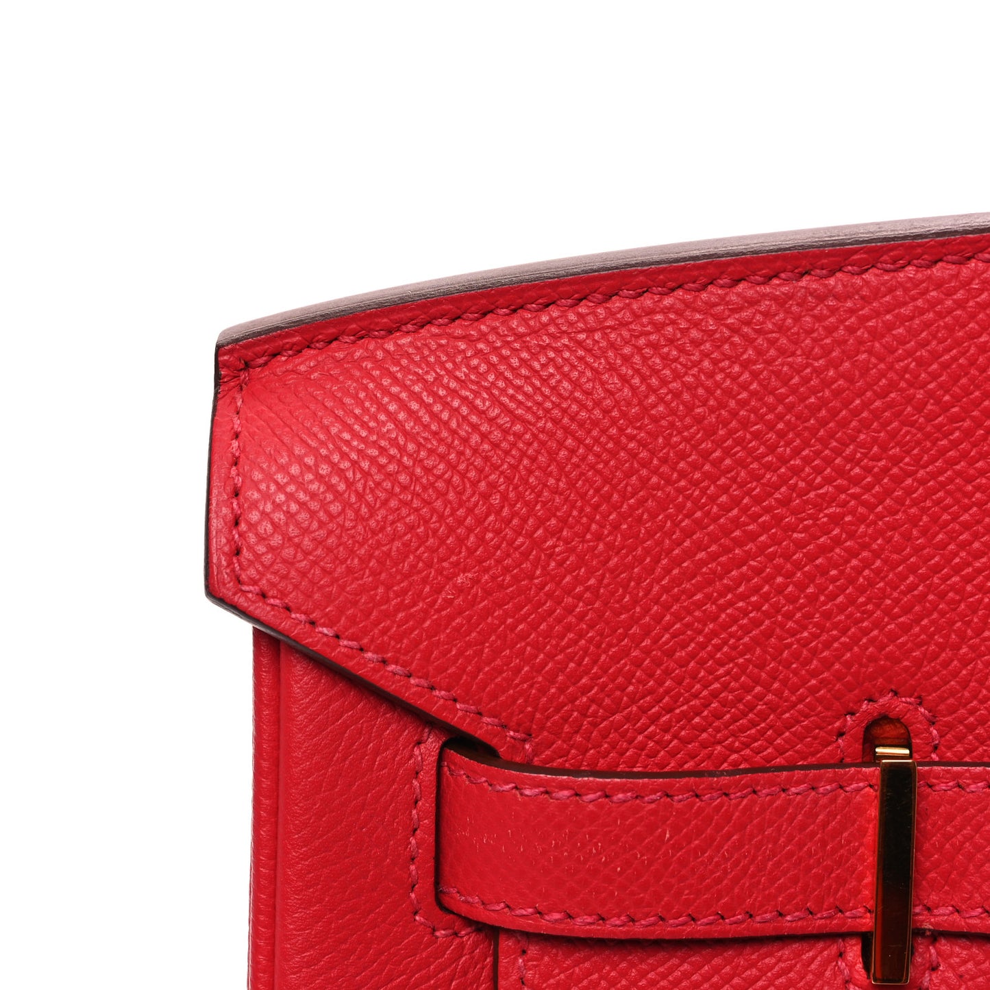 Epsom Birkin 35 Rouge Casaque