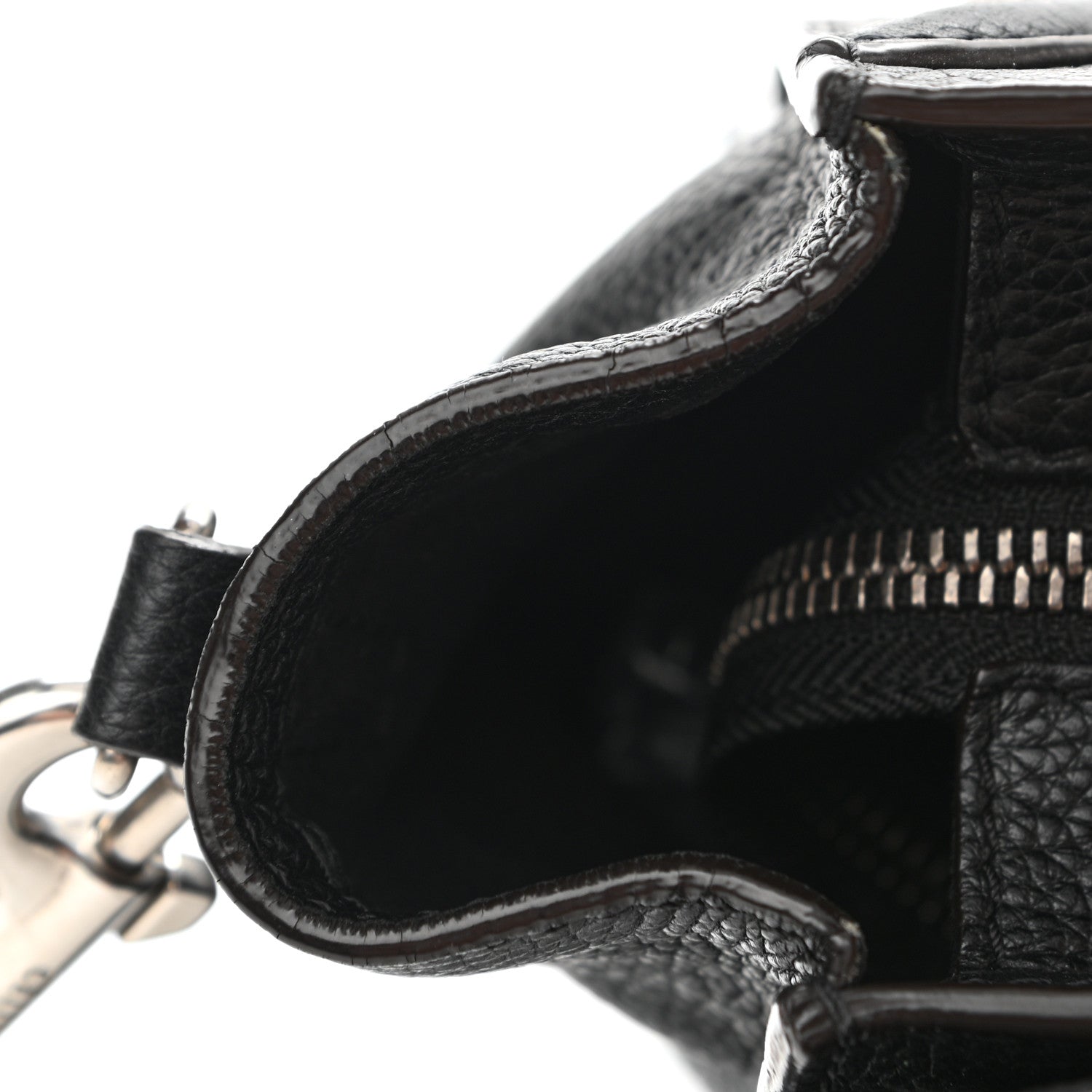 Celine Drummed Calfskin Nano Luggage Black 11 of 11