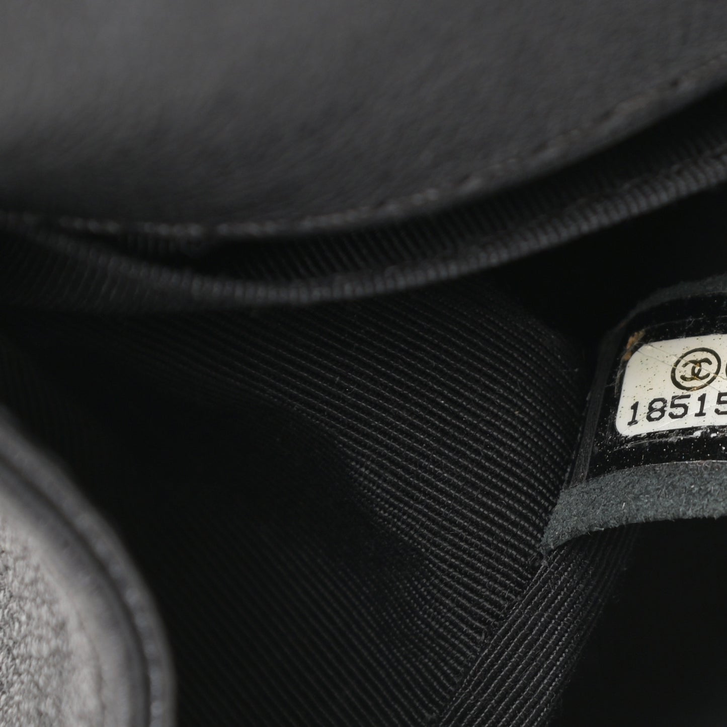 Metallic Calfskin Quilted Medium Boy Flap Black