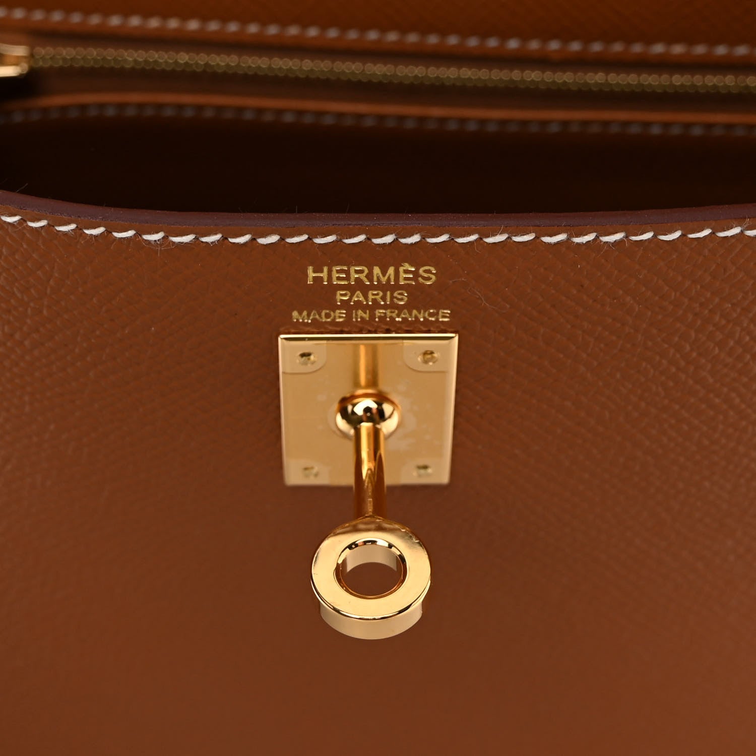 Hermes Epsom Kelly Sellier 25 Gold 6 of 11