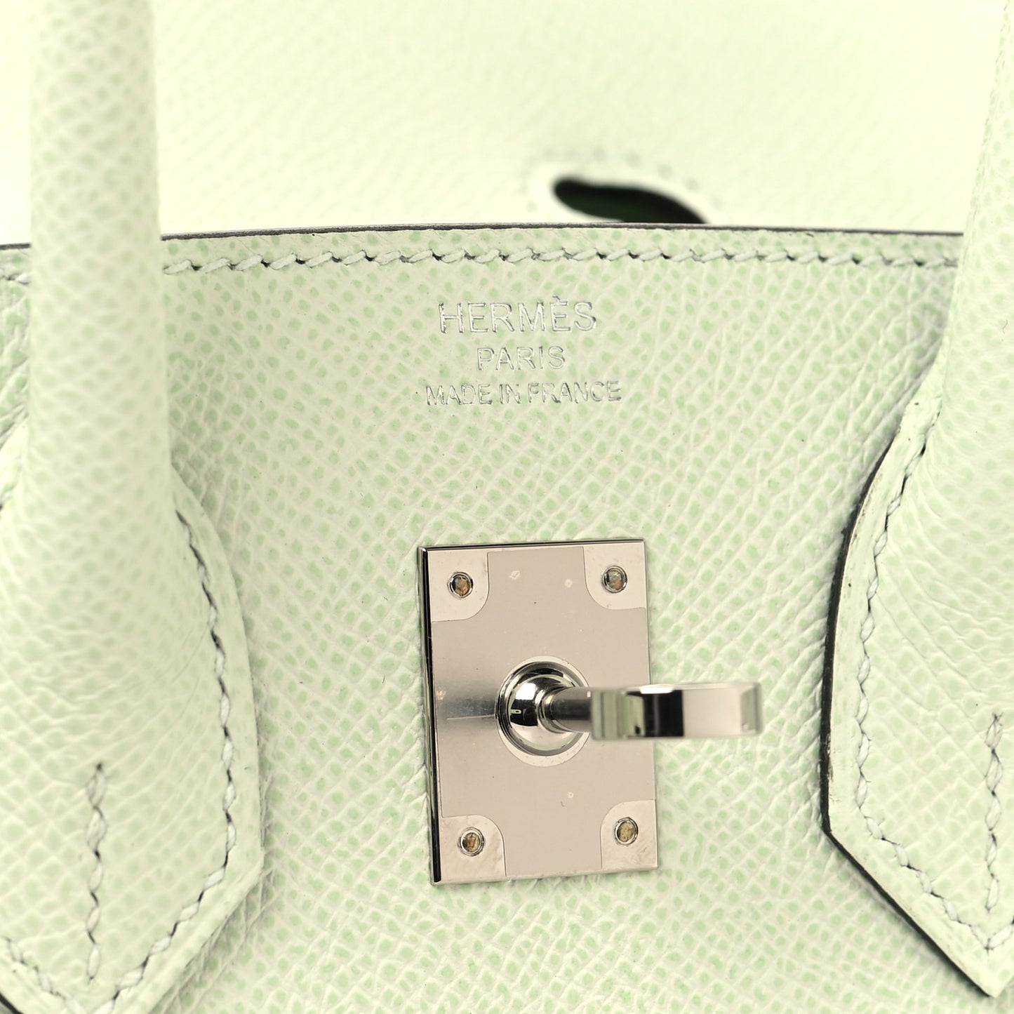 Epsom Birkin Sellier 25 Vert Fizz