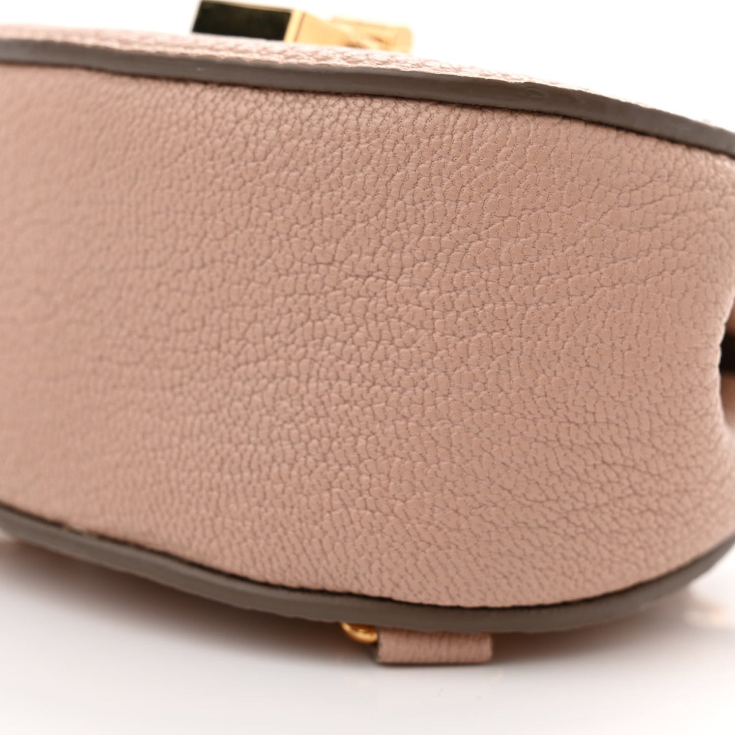 Grained Lambskin Mini Drew Crossbody Backpack Cement Pink