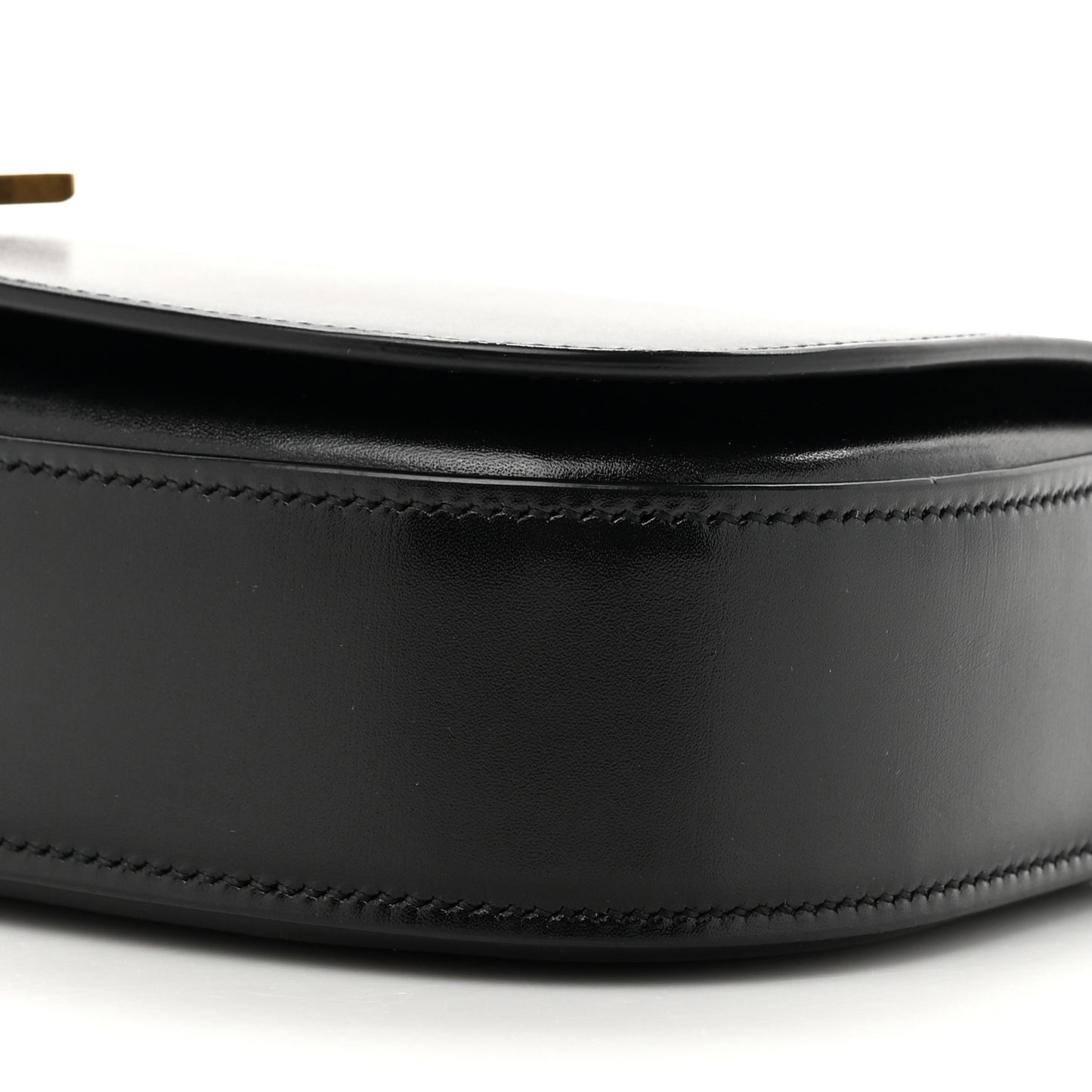 Box Calfskin Mini Voltaire Shoulder Bag Black